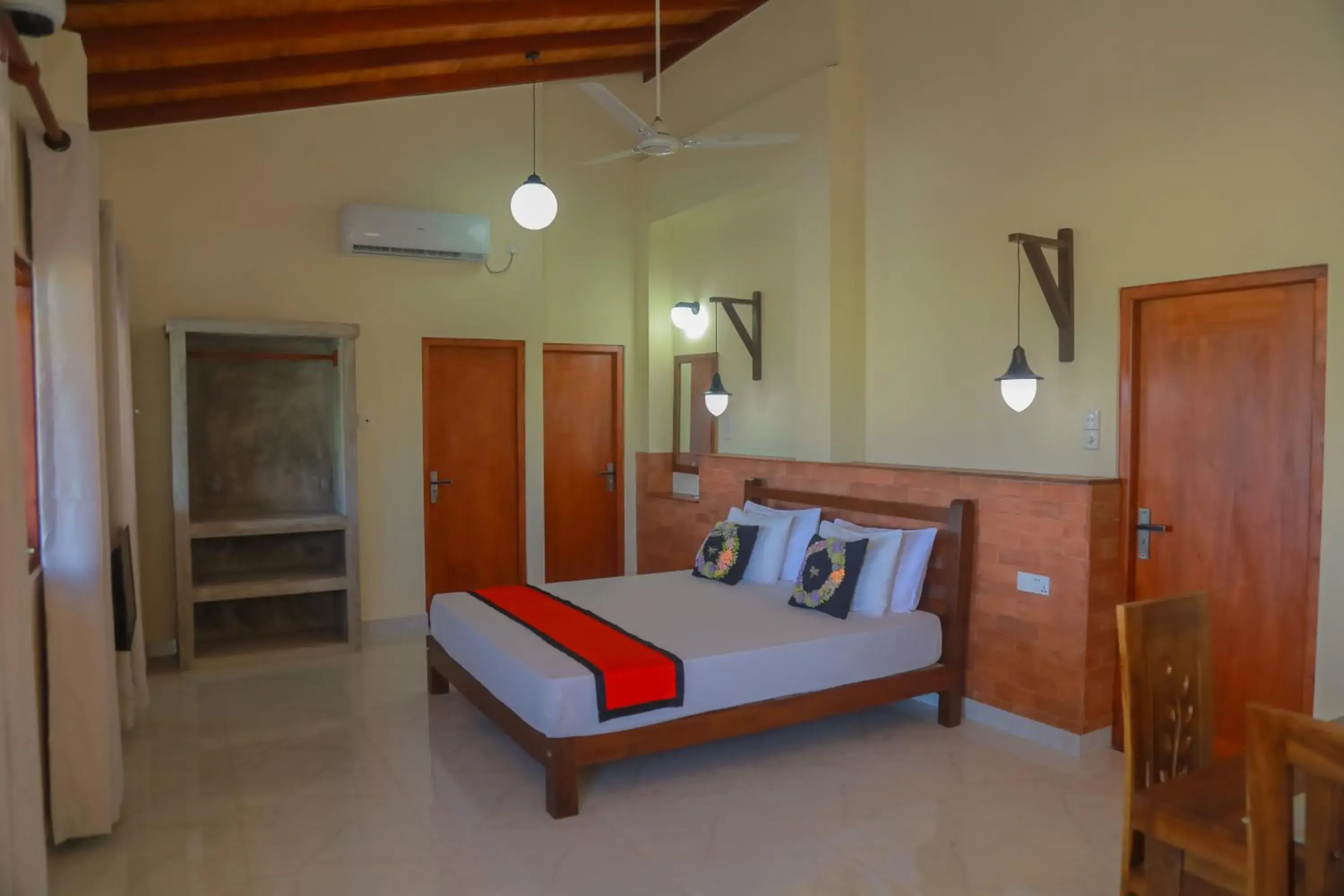 Deluxe Double Room with Balcony and Sea View in Athithi Villa Deluxe Double Room with Balcony and Sea View in Athithi Villa