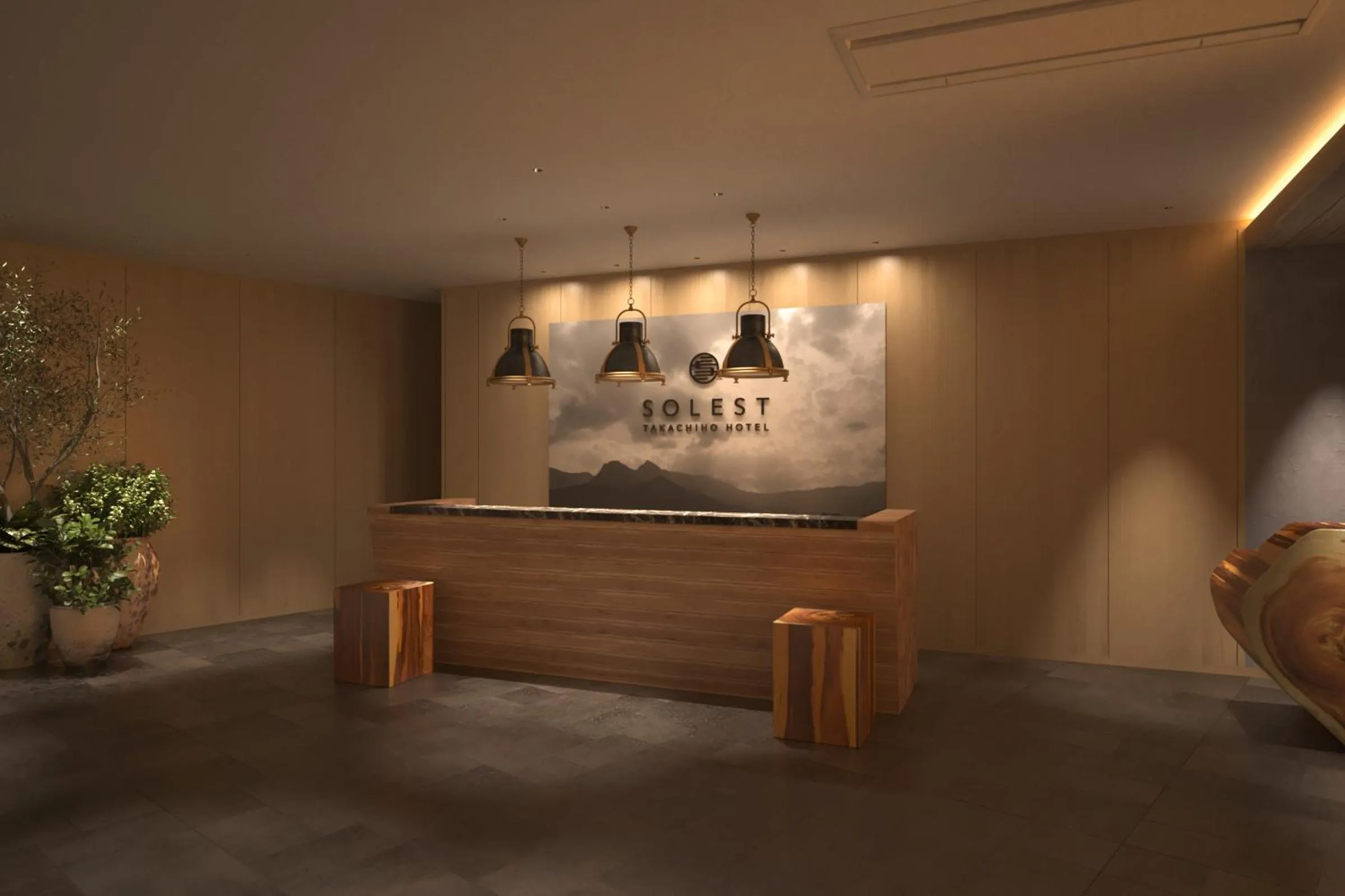 Area and facilities in Solest Takachiho Hotel