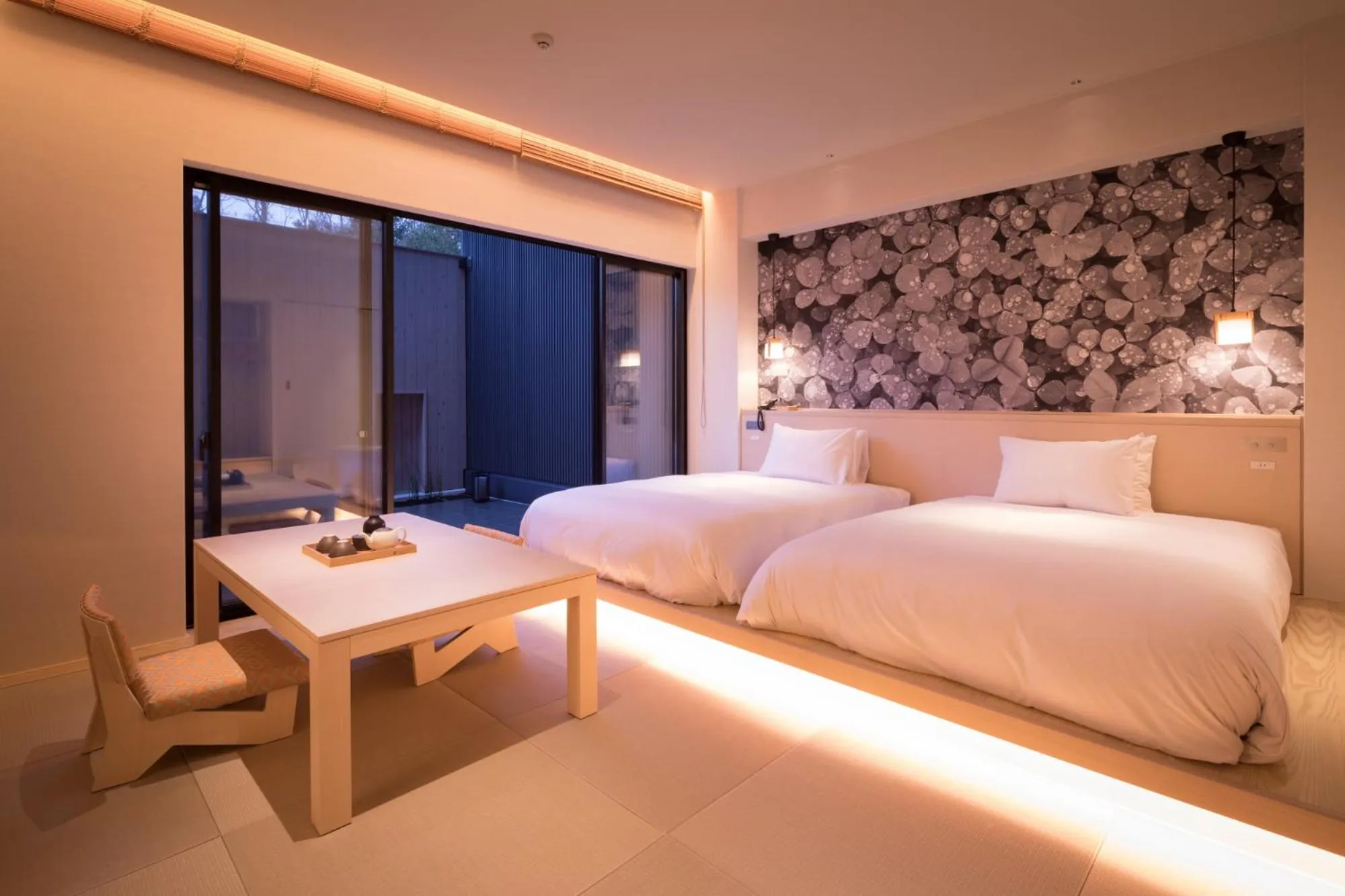 Bed in Solest Takachiho Hotel