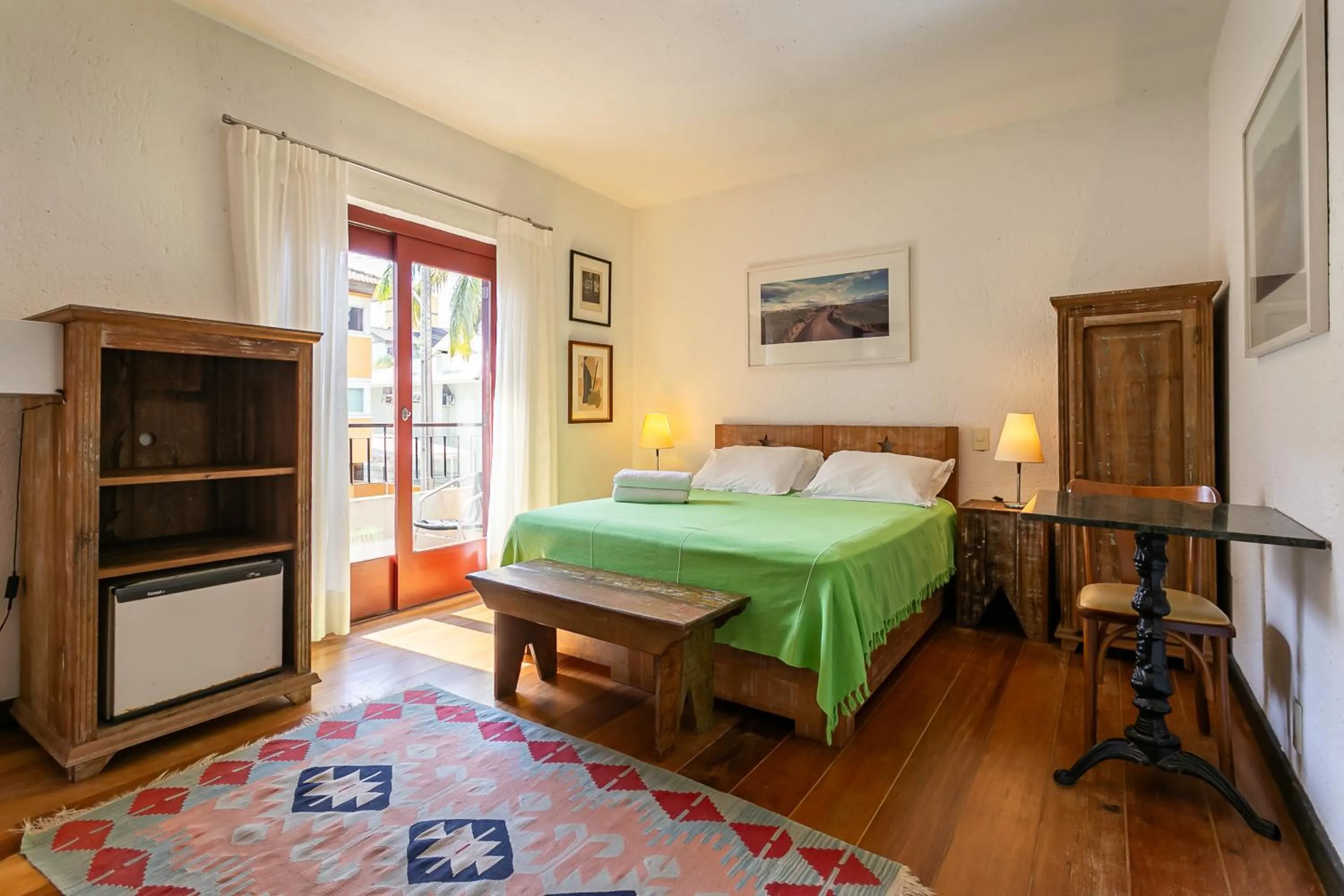 Bed in Pousada Casa da Lagoa