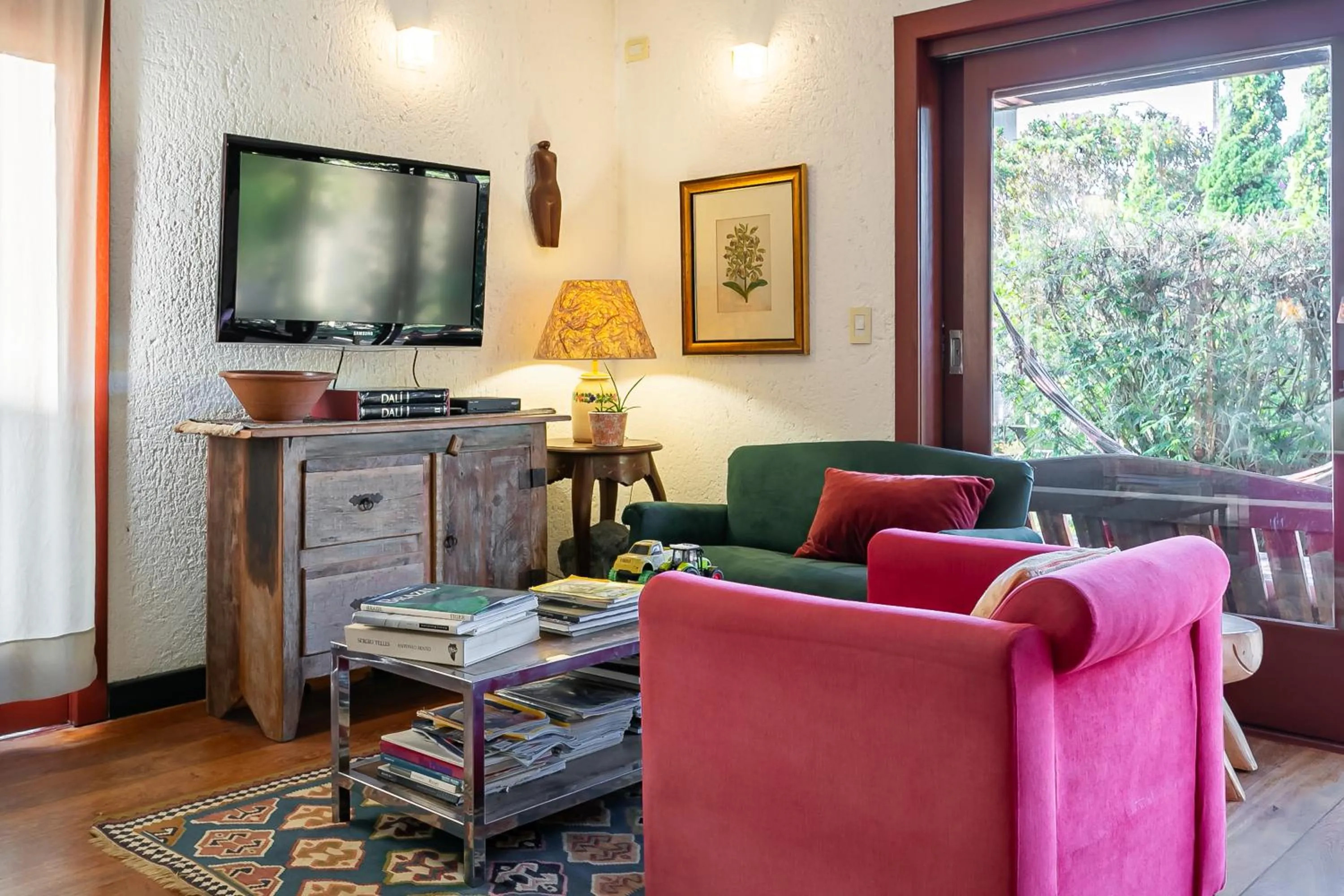 Living room in Pousada Casa da Lagoa