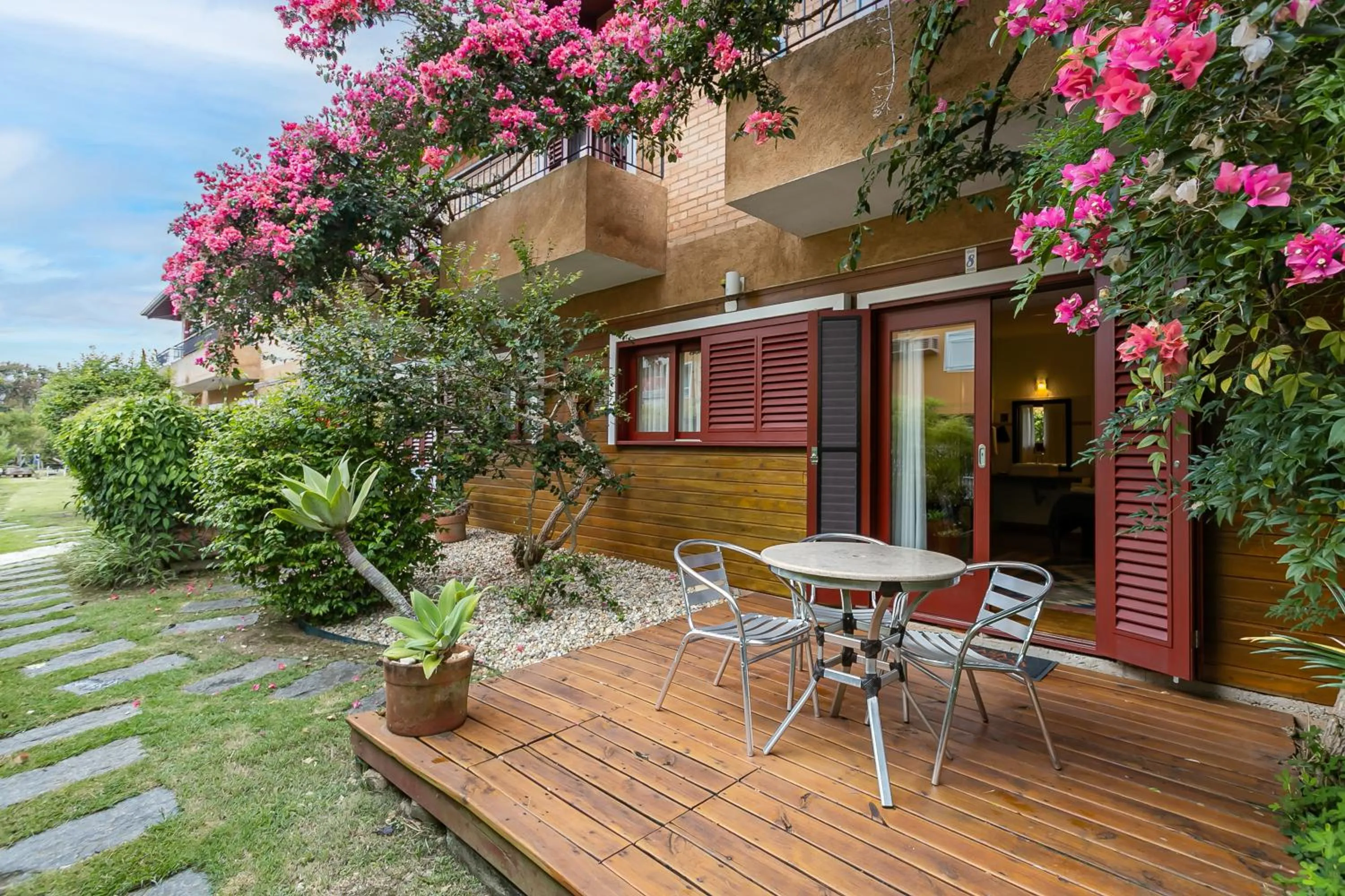 Patio in Pousada Casa da Lagoa