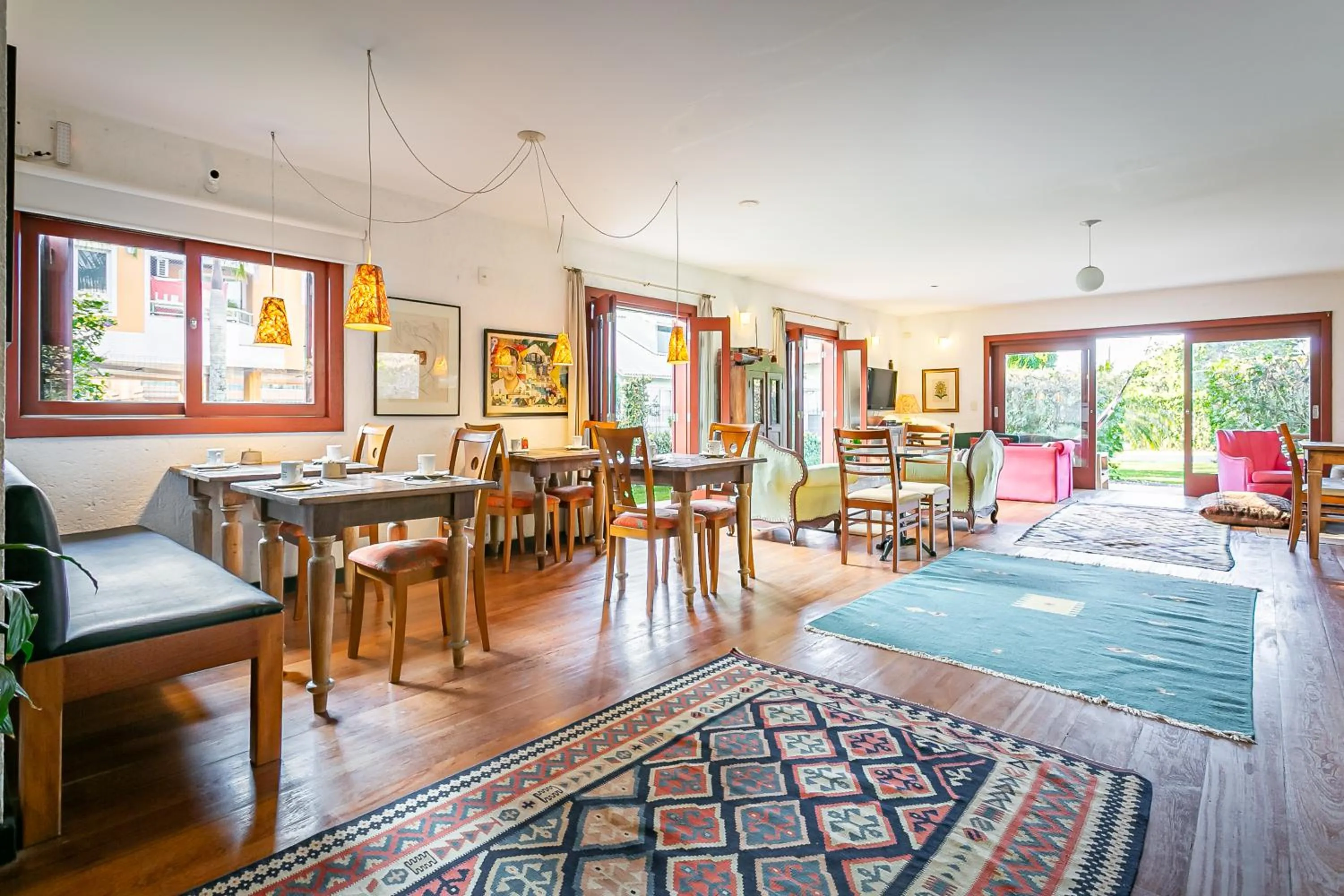 Living room in Pousada Casa da Lagoa