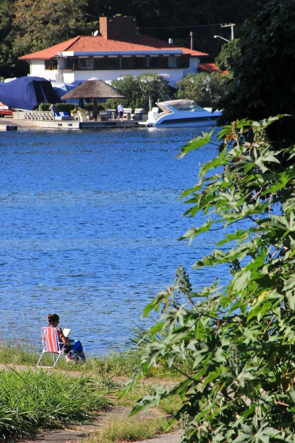 Lake view in Pousada Casa da Lagoa