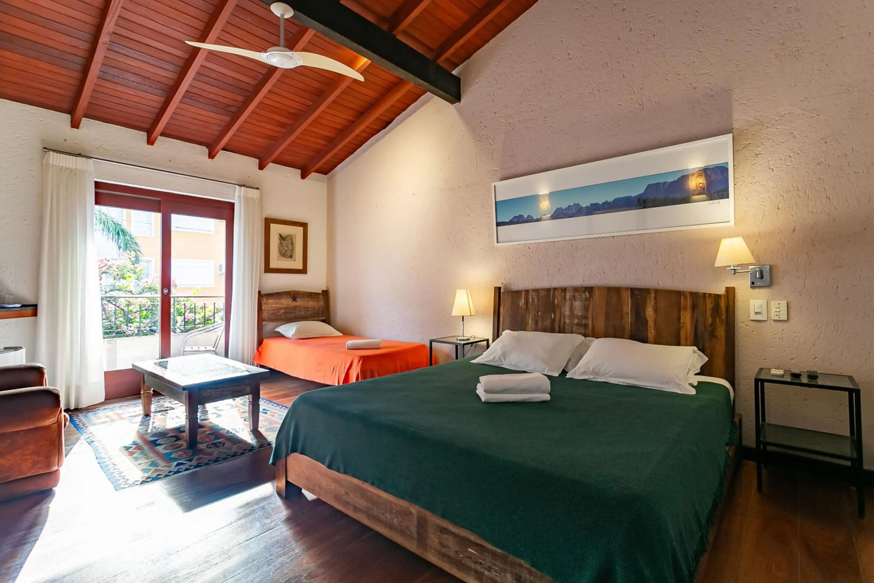 Bed in Pousada Casa da Lagoa