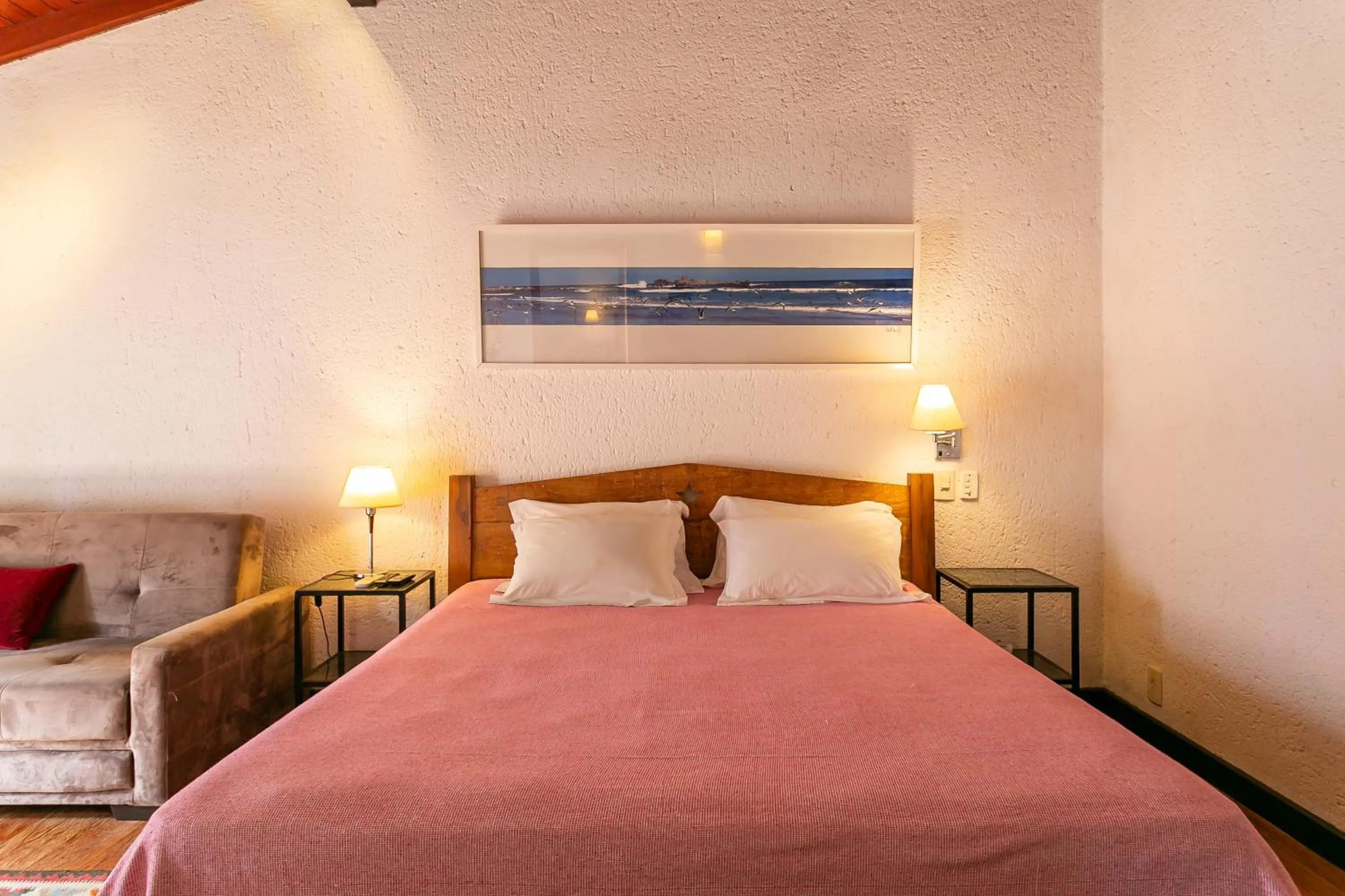 Bed in Pousada Casa da Lagoa