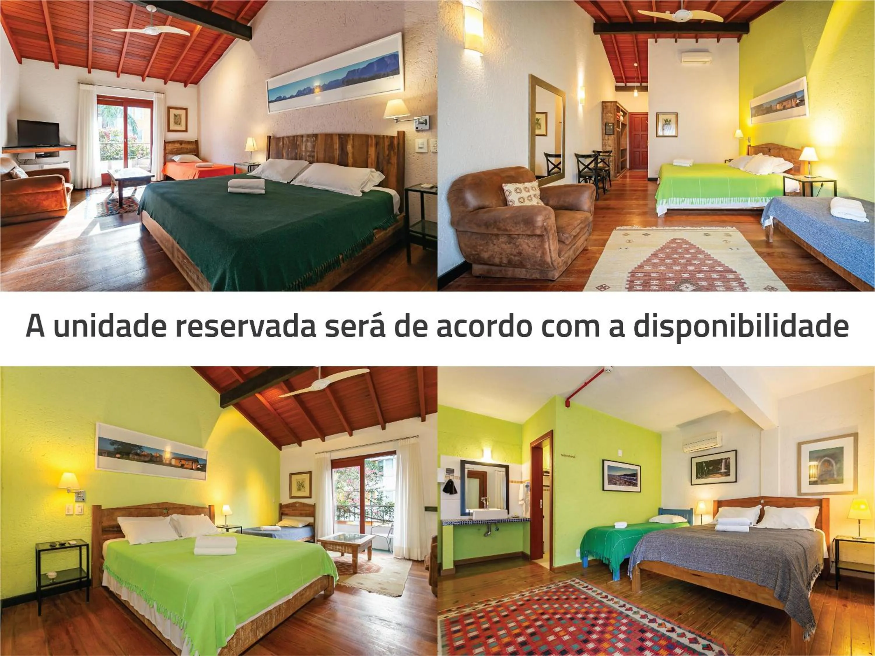 Familiar Apartment Triple  in Pousada Casa da Lagoa