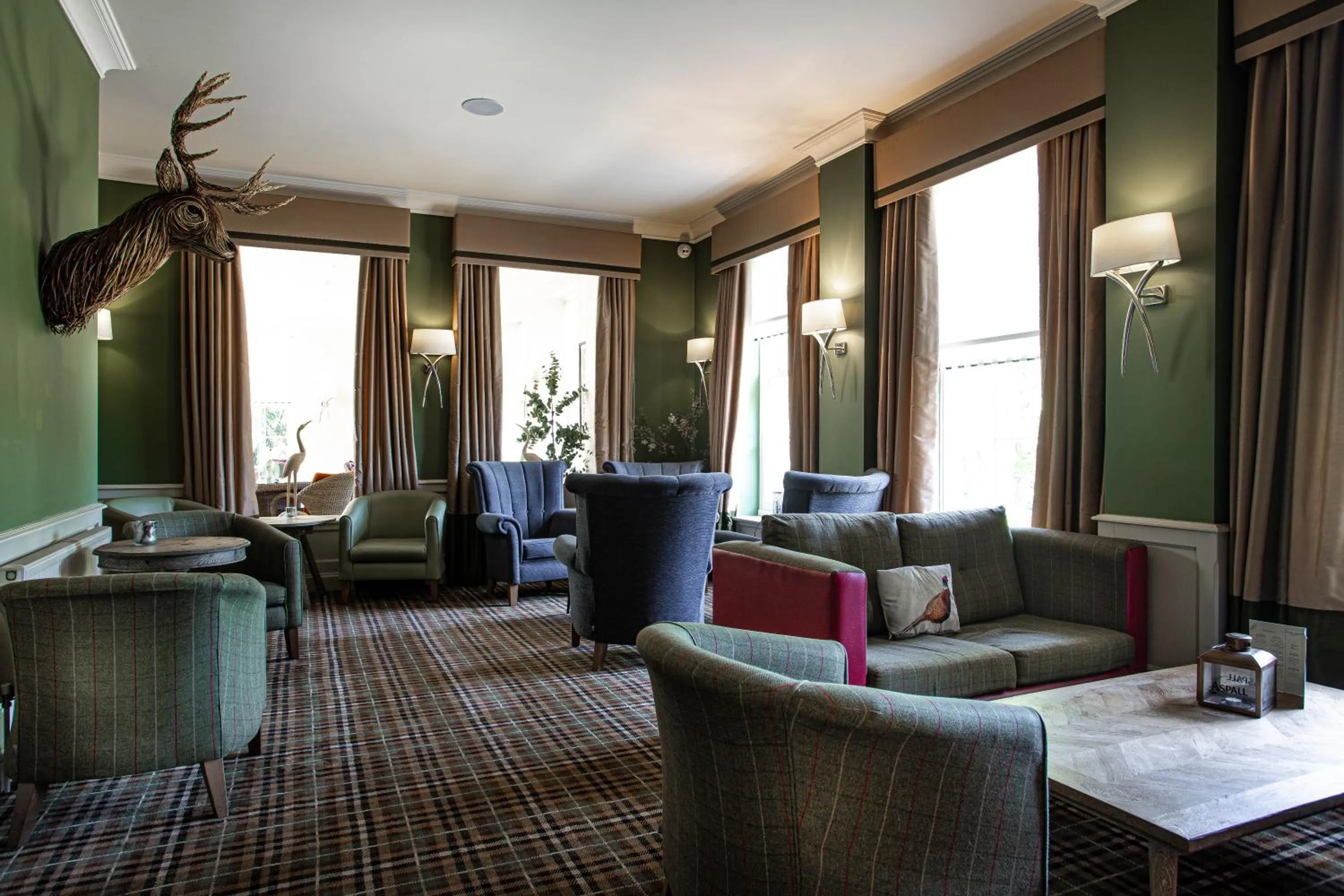 Lounge or bar in The Pheasant Hotel, Holt, Norfolk - The Coaching Inn Group