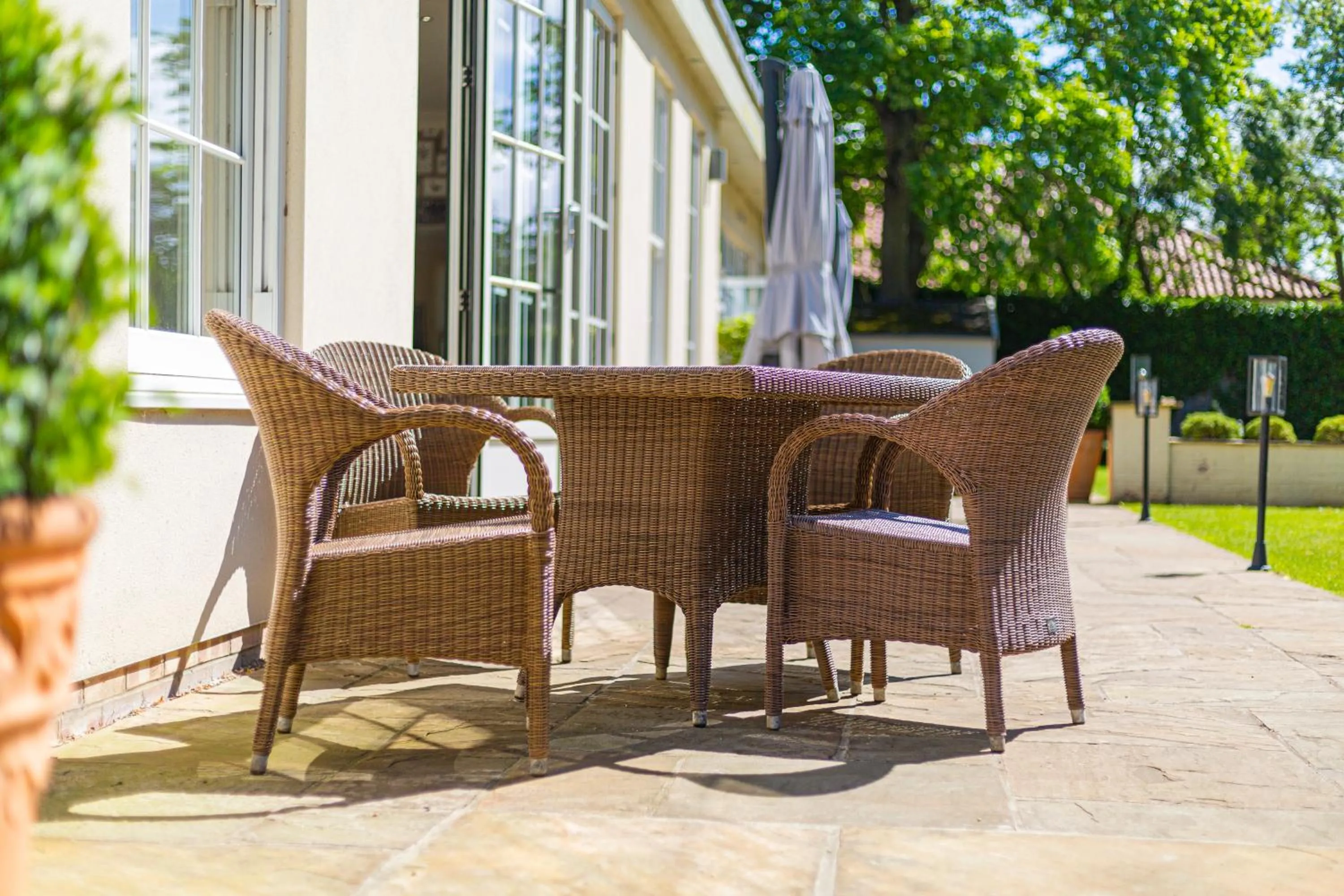 Garden in The Pheasant Hotel, Holt, Norfolk - The Coaching Inn Group