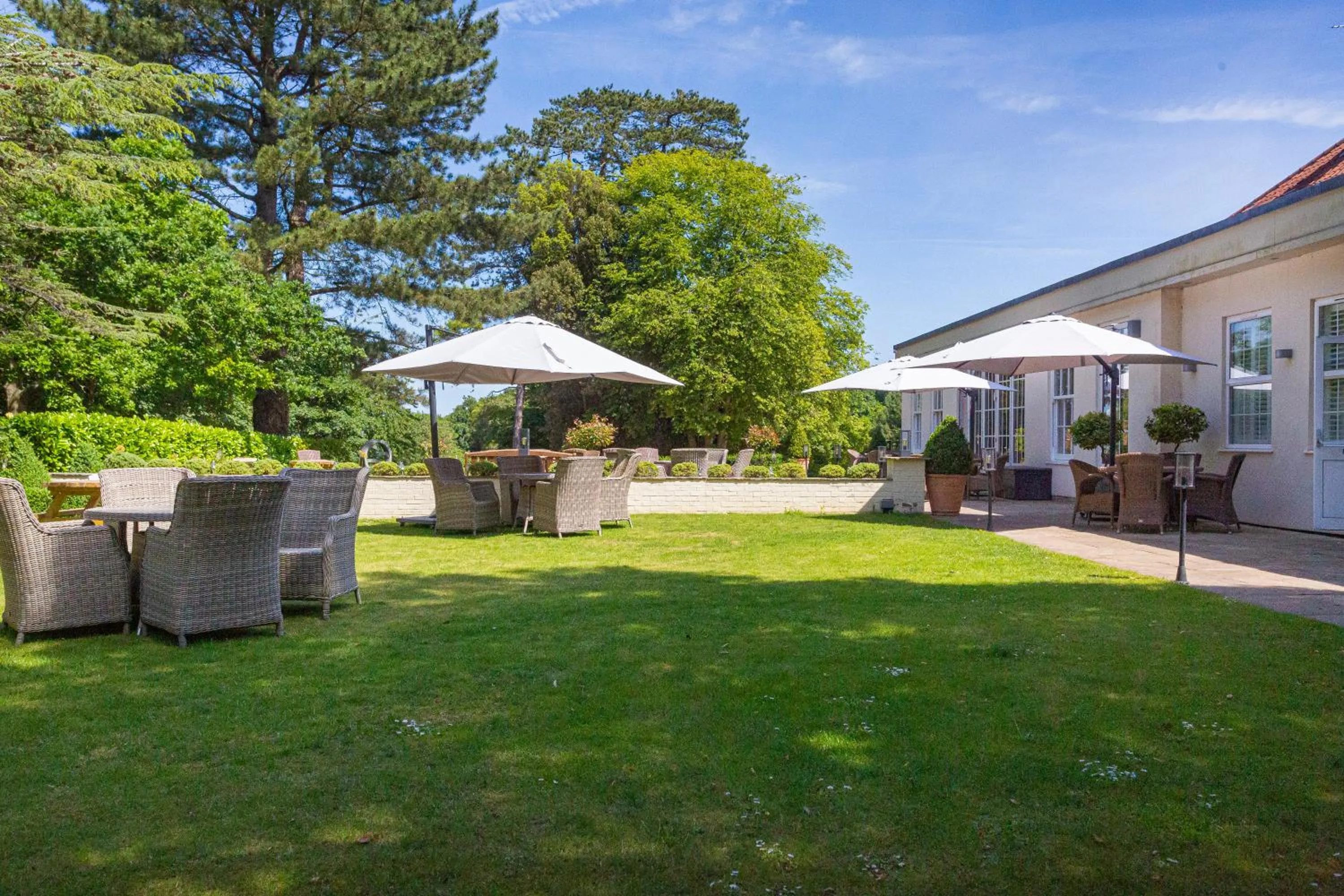 Garden in The Pheasant Hotel, Holt, Norfolk - The Coaching Inn Group
