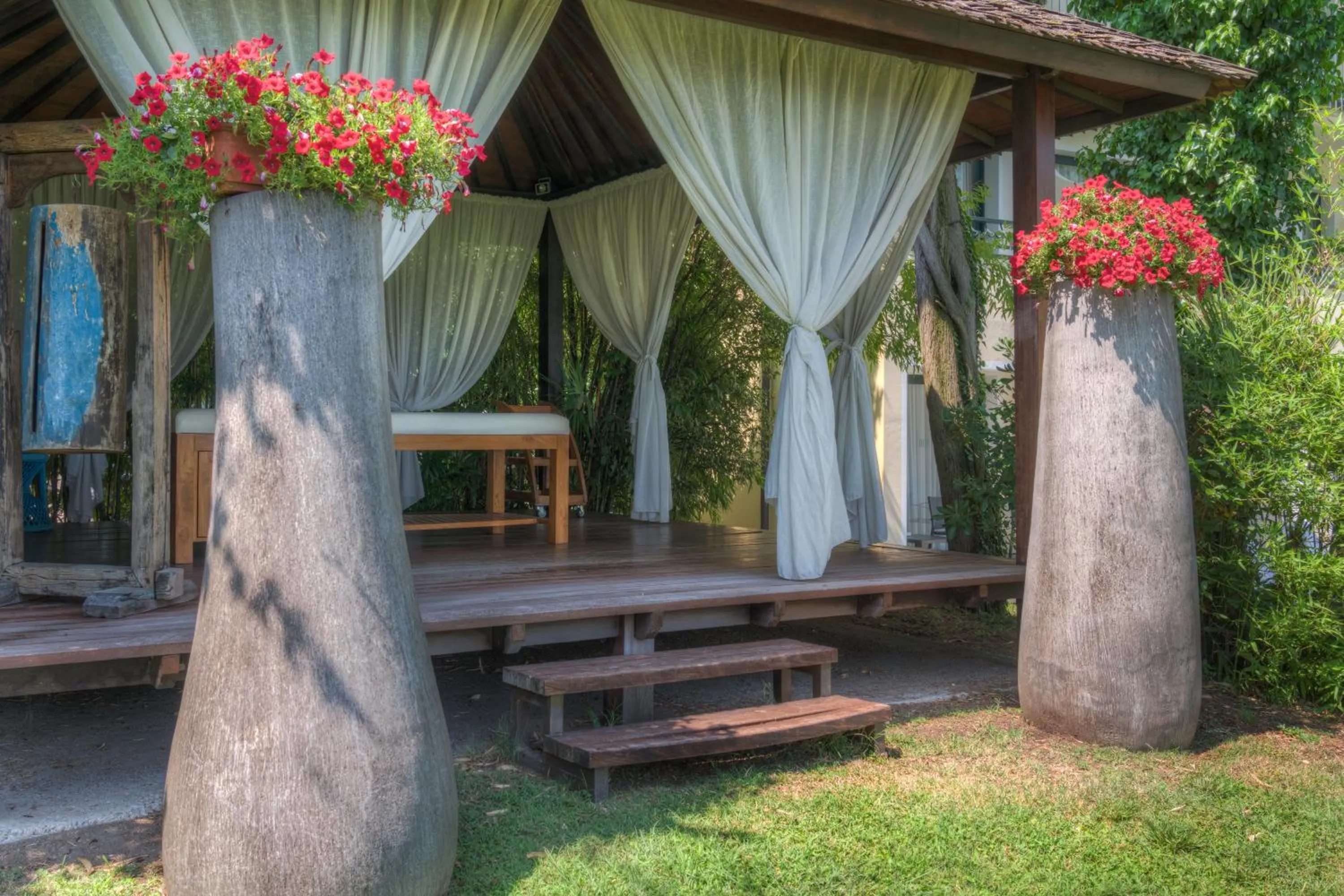 Garden in Hotel Villa Capri