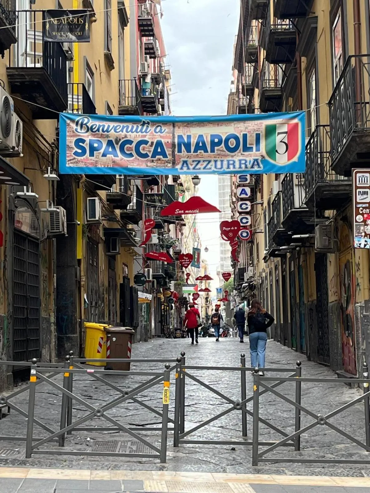Quiet street view in Casa Ornella Napoli