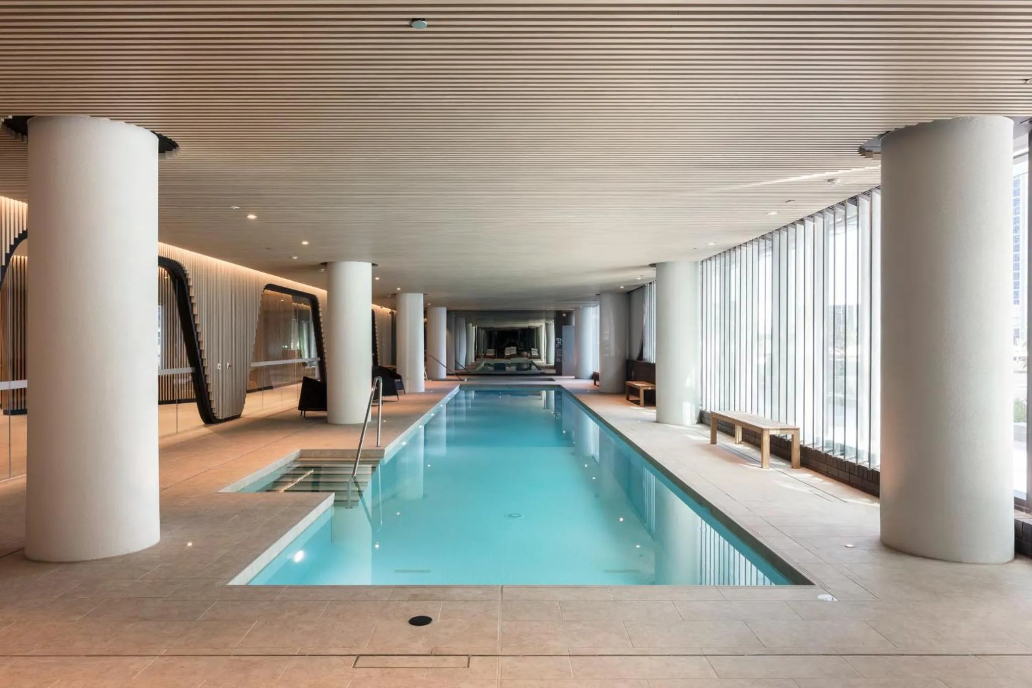 Swimming pool in Winston Apartments Docklands