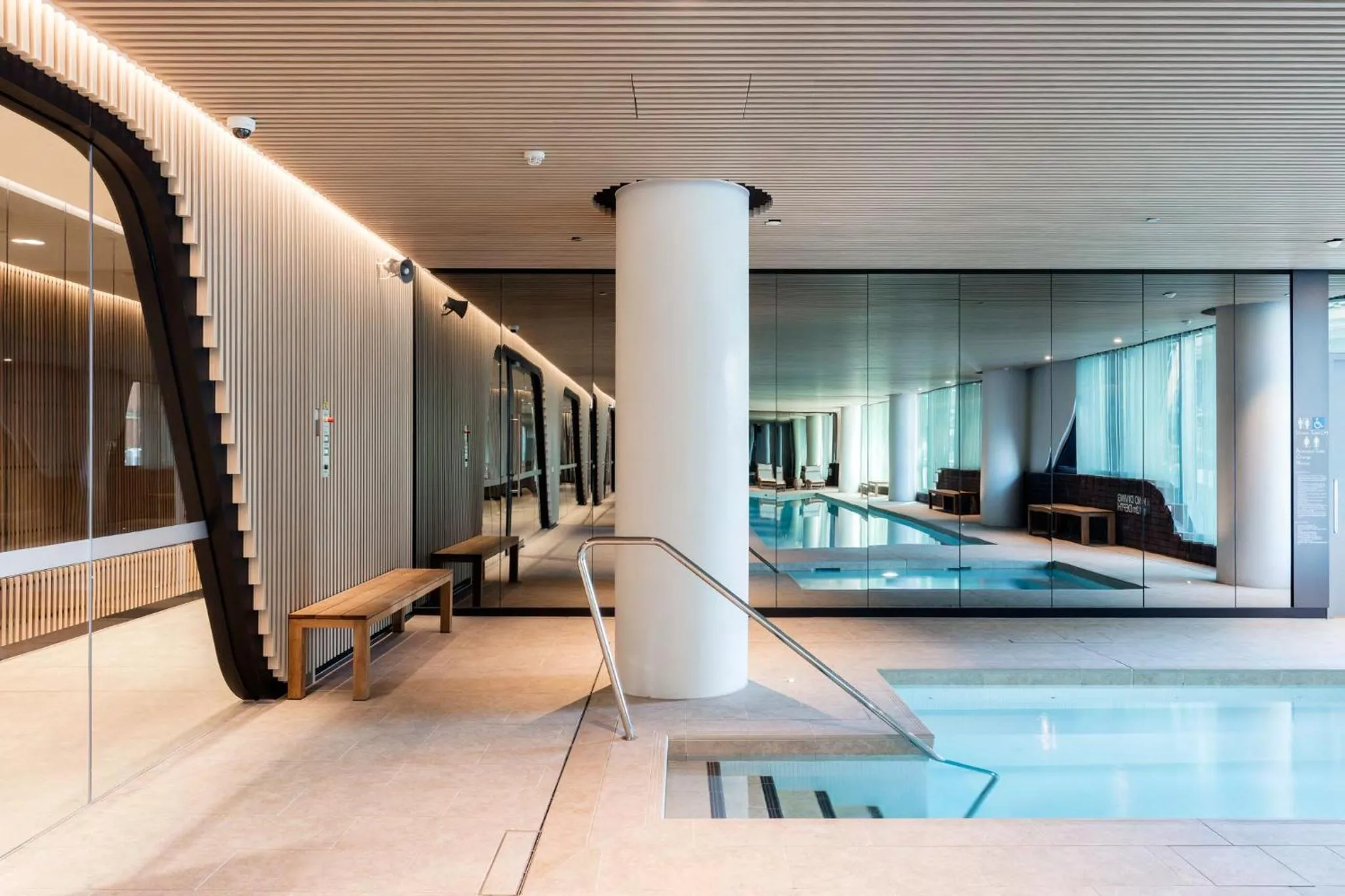 Swimming pool in Winston Apartments Docklands