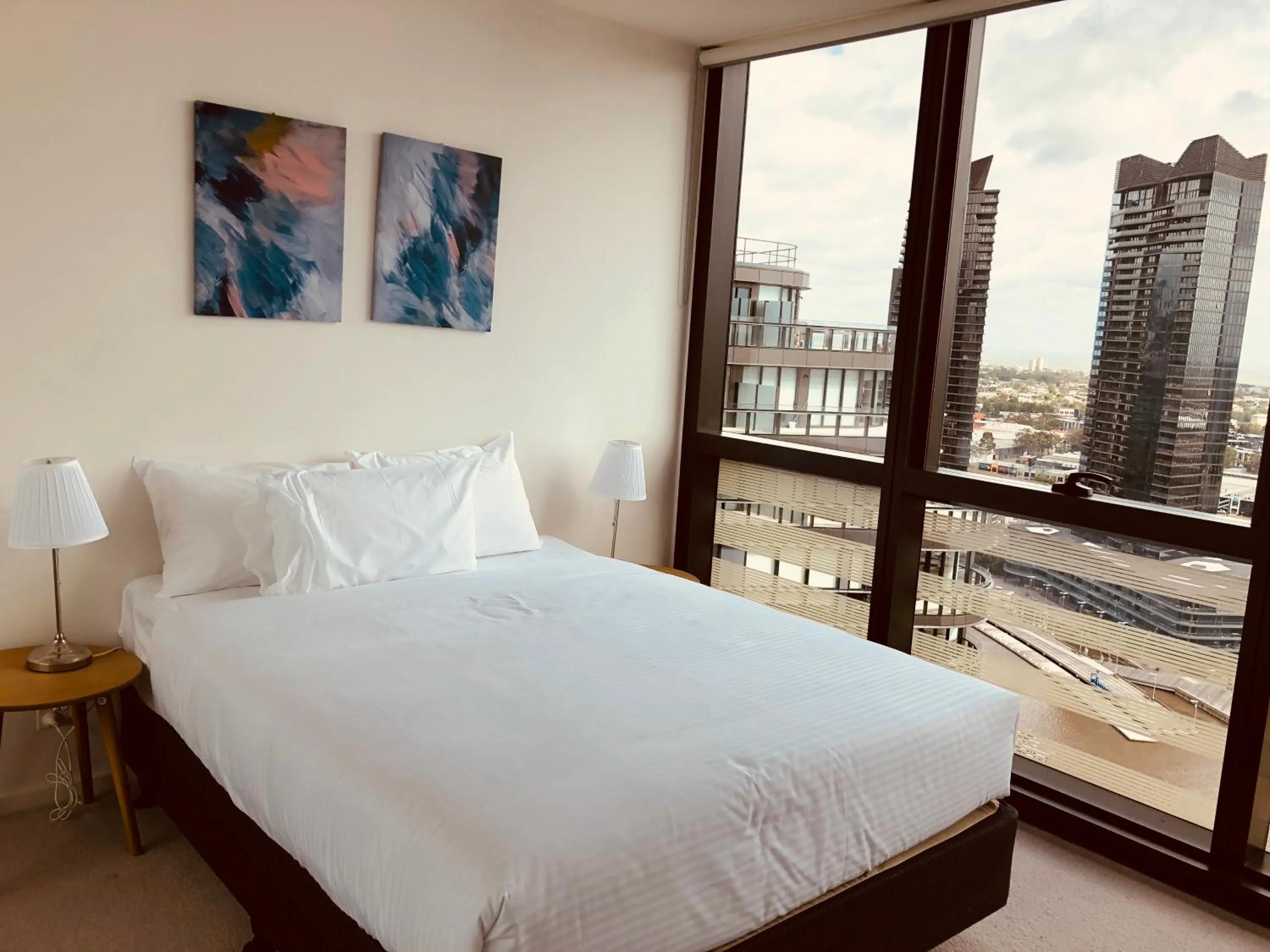 Bedroom in Winston Apartments Docklands