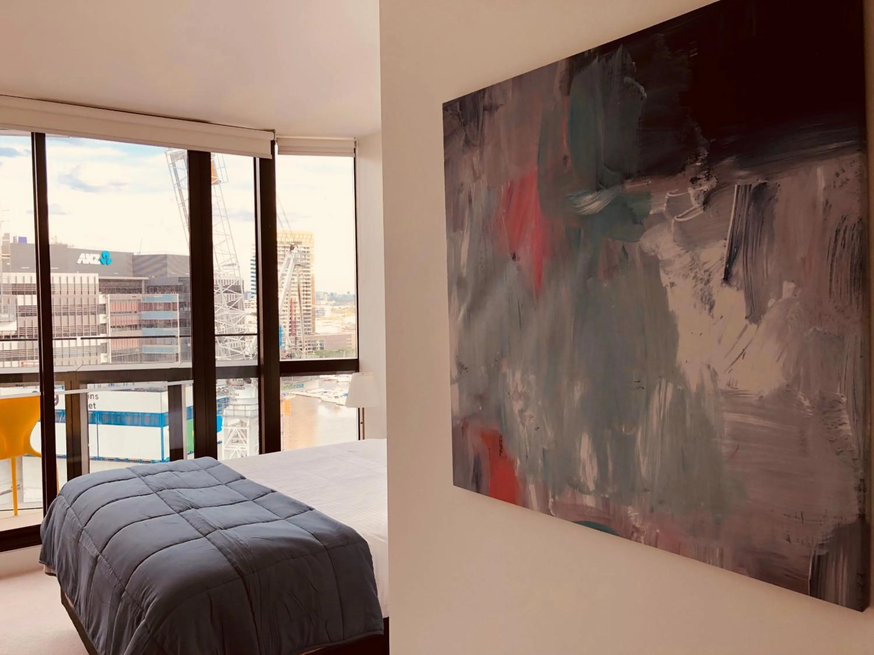 Bedroom in Winston Apartments Docklands