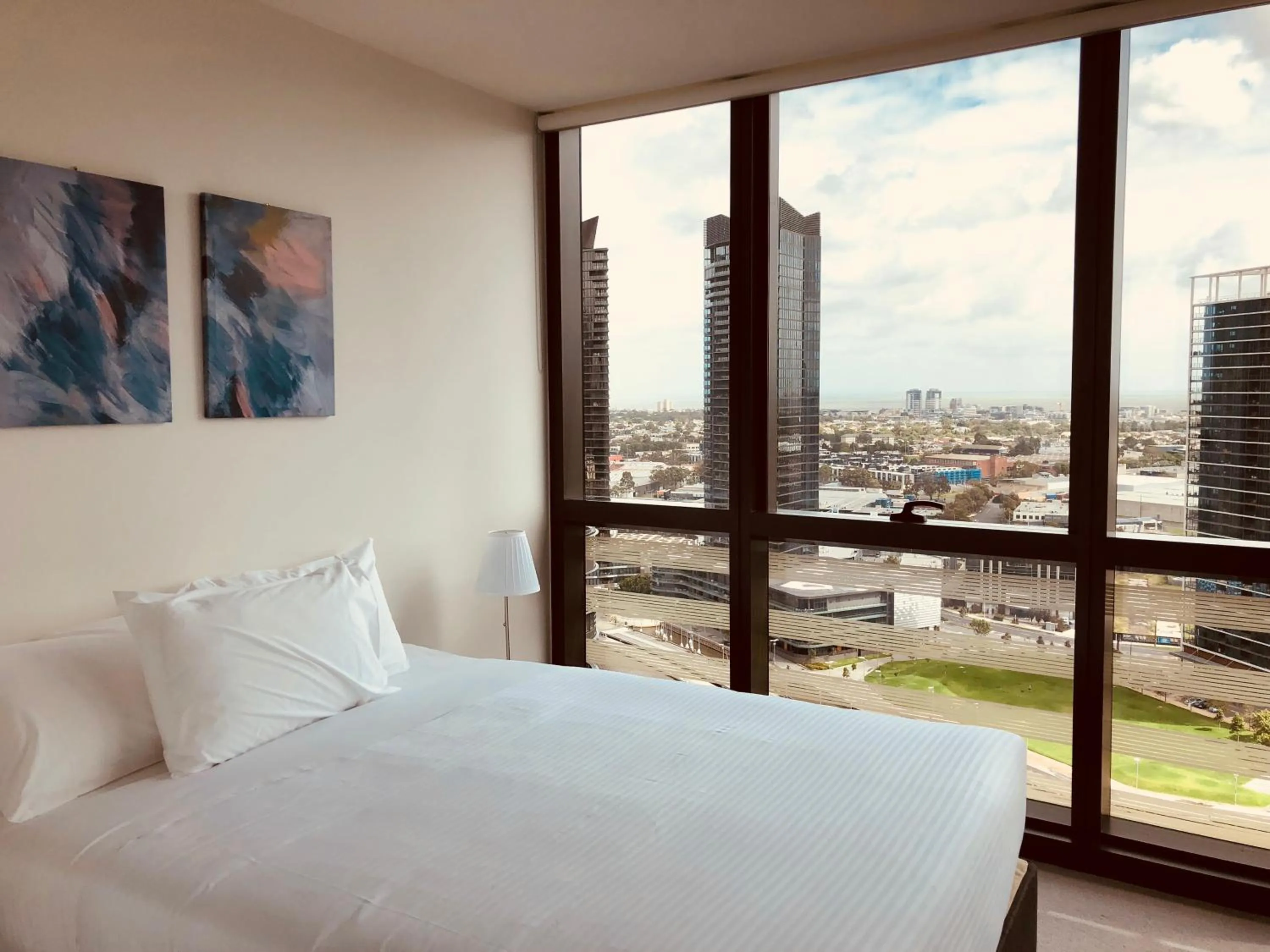 Bedroom in Winston Apartments Docklands