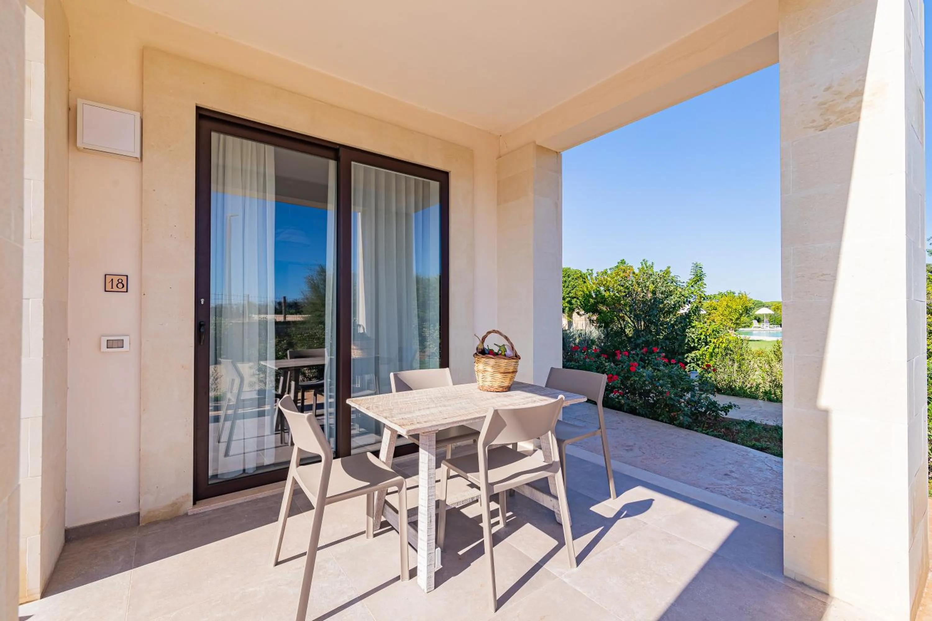 Patio in Agriturismo Vigna Corallo