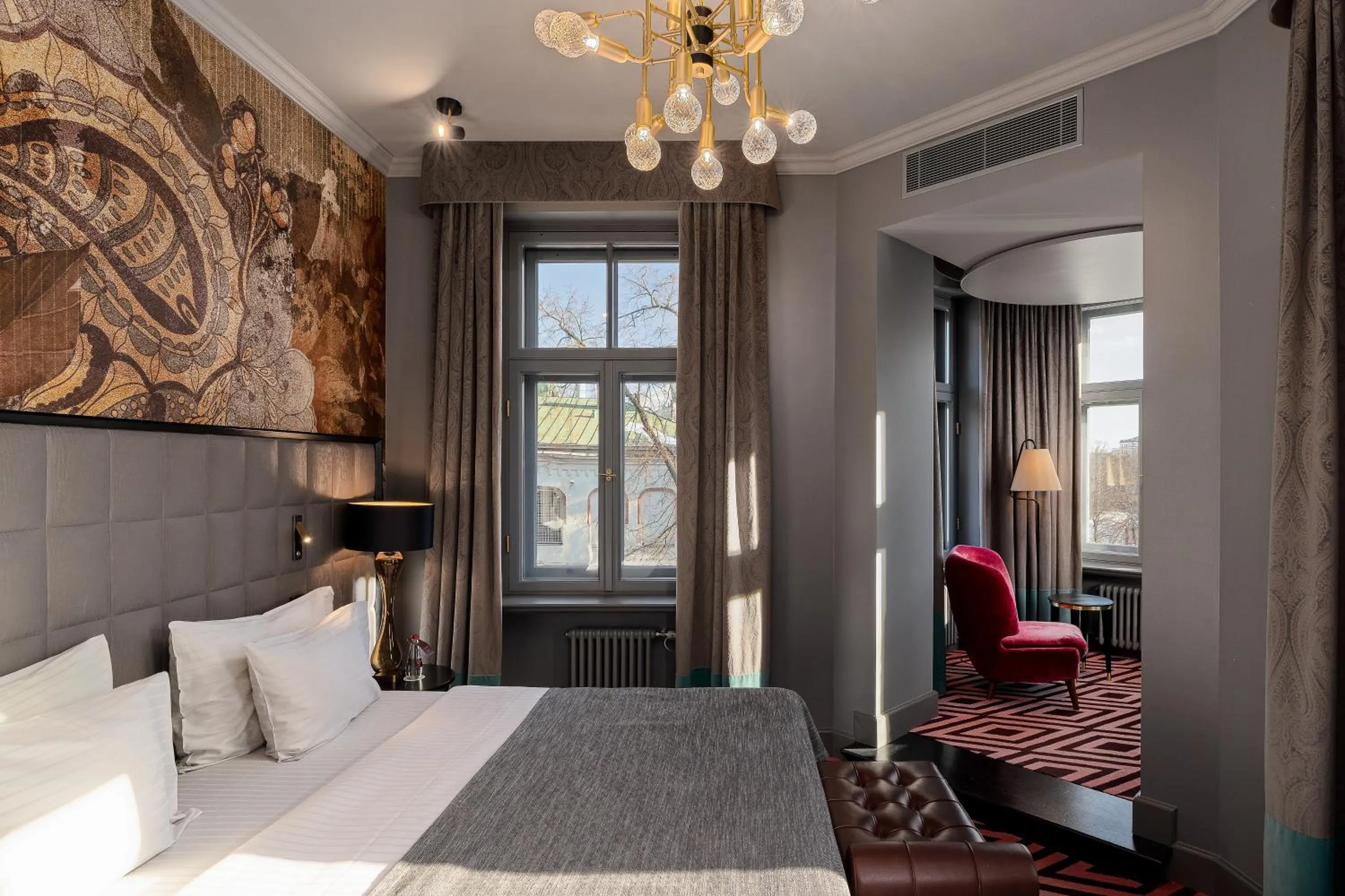 Bedroom, Bed in Grand Poet Hotel and SPA by Semarah