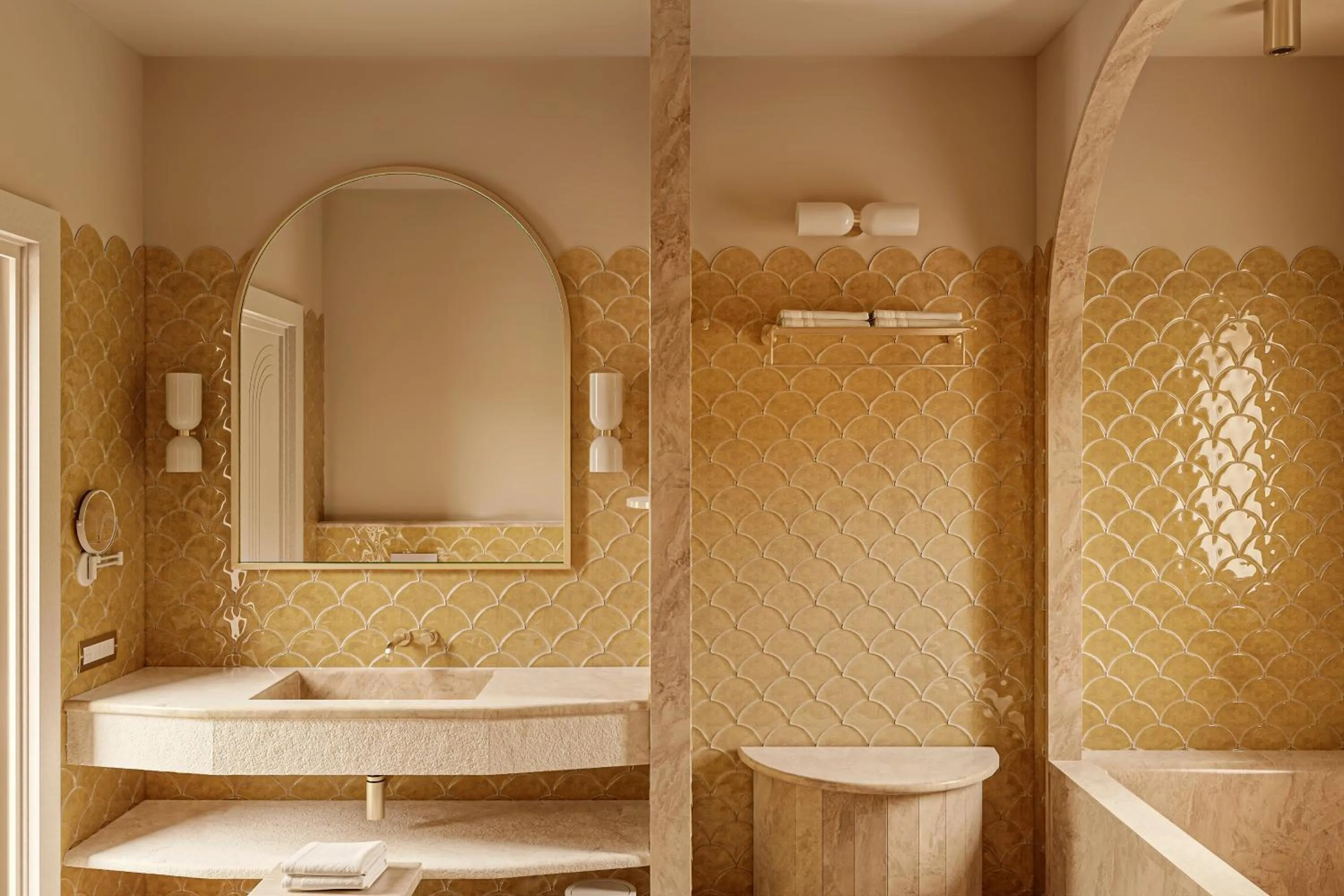 Bathroom in Spiagge San Pietro, a charming & relaxing resort