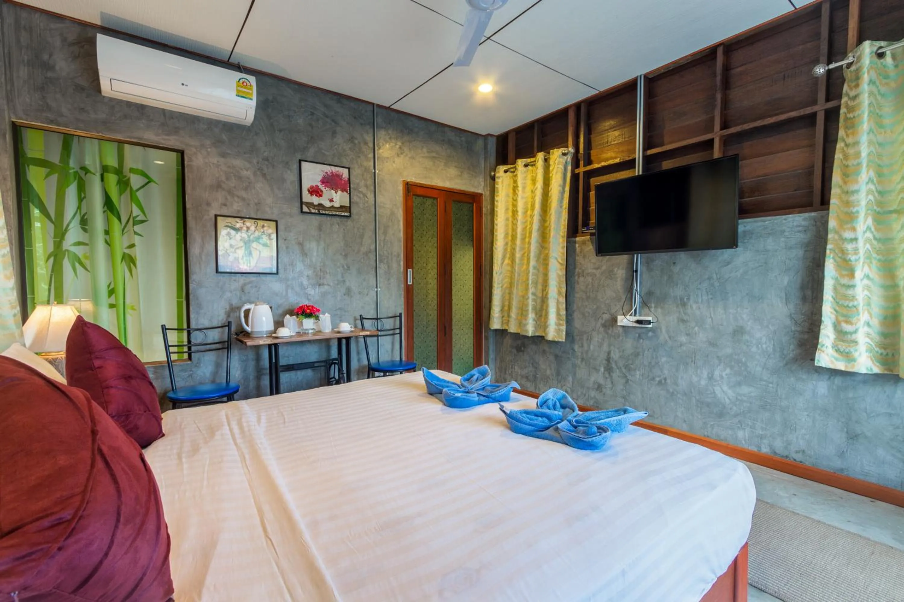 Bed in Kanya Cozy Bungalows Kata