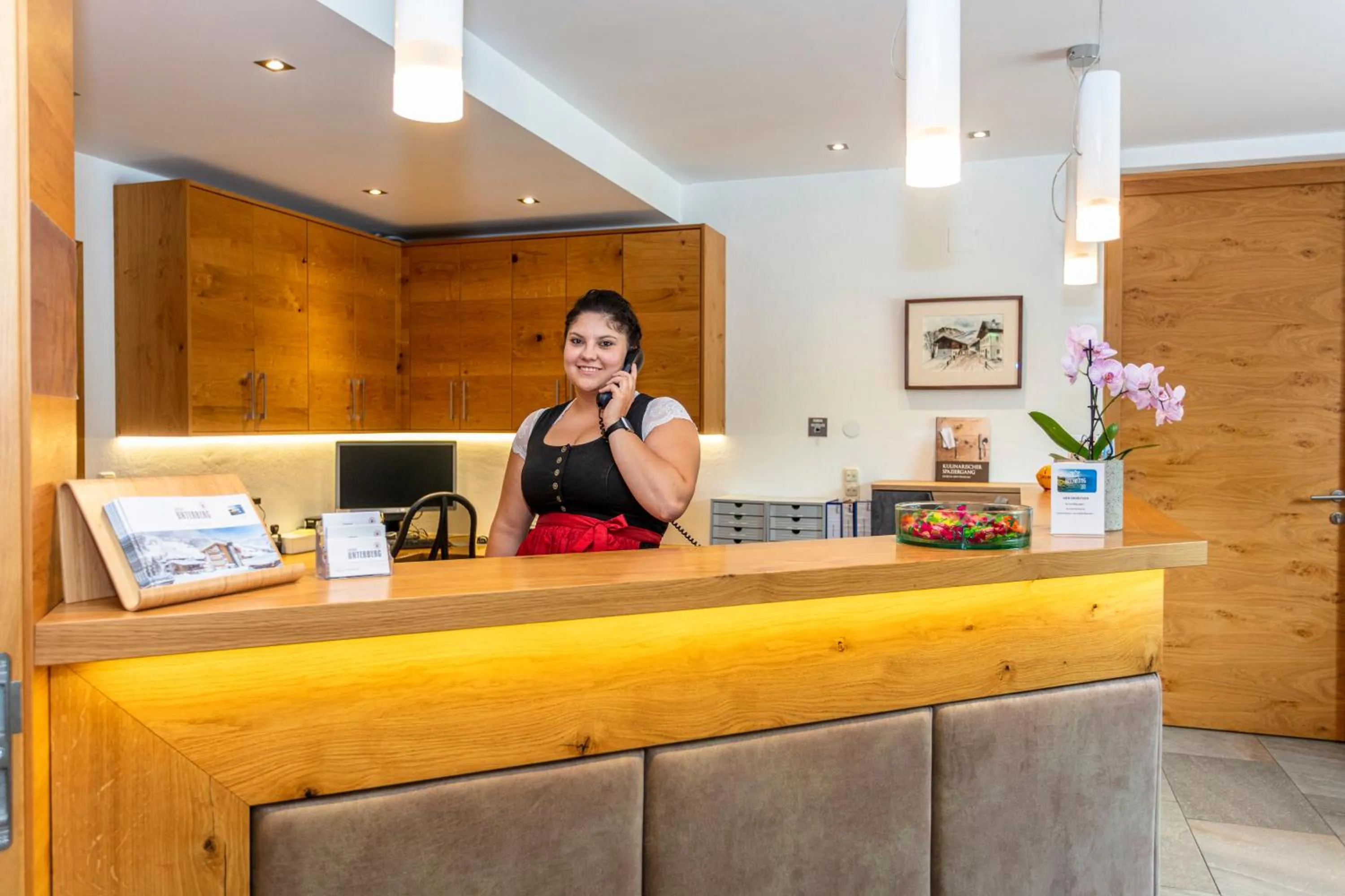 Lobby or reception in Hotel Unser Unterberg