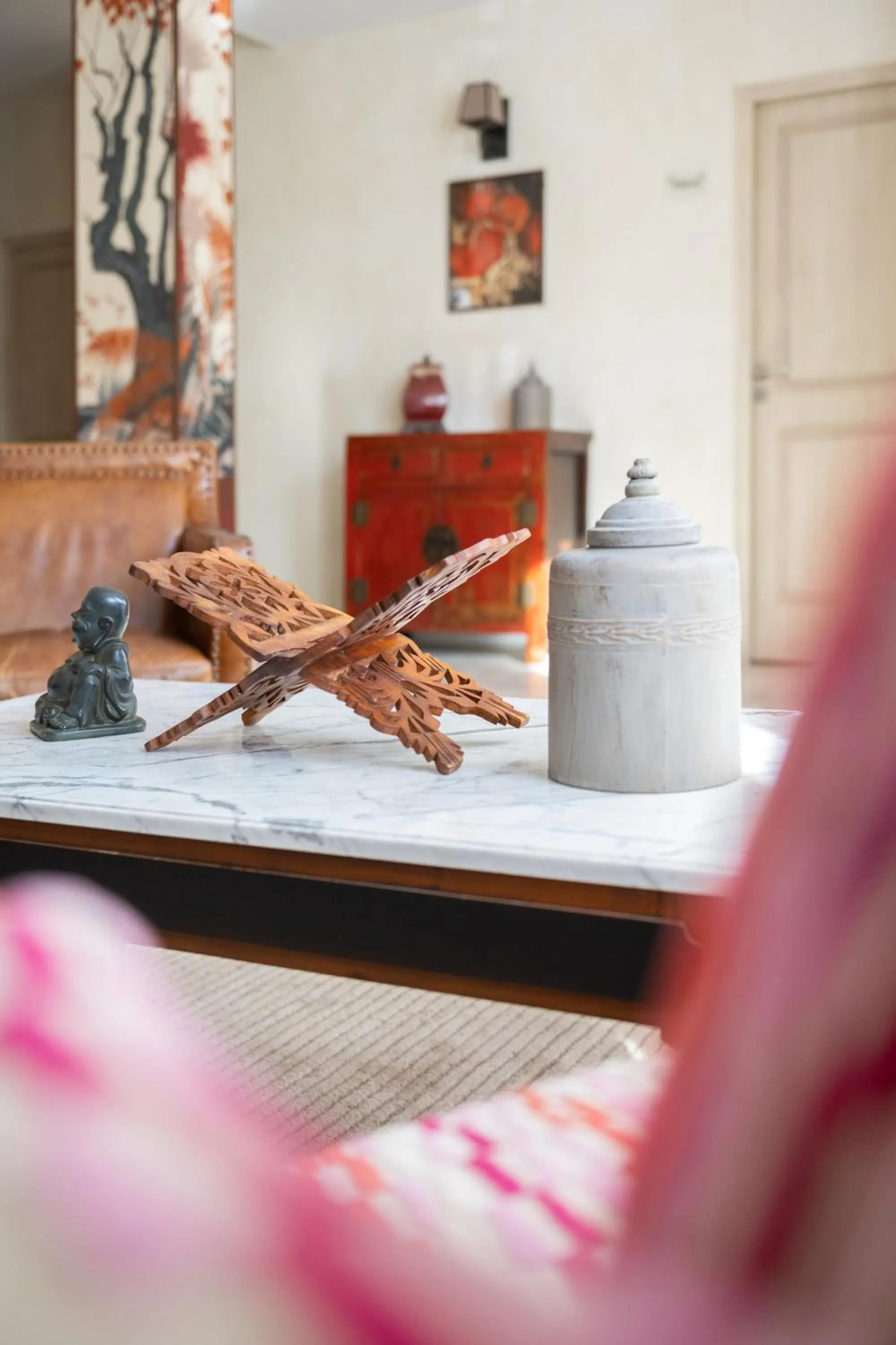 Seating area in Hôtel de La Fossette