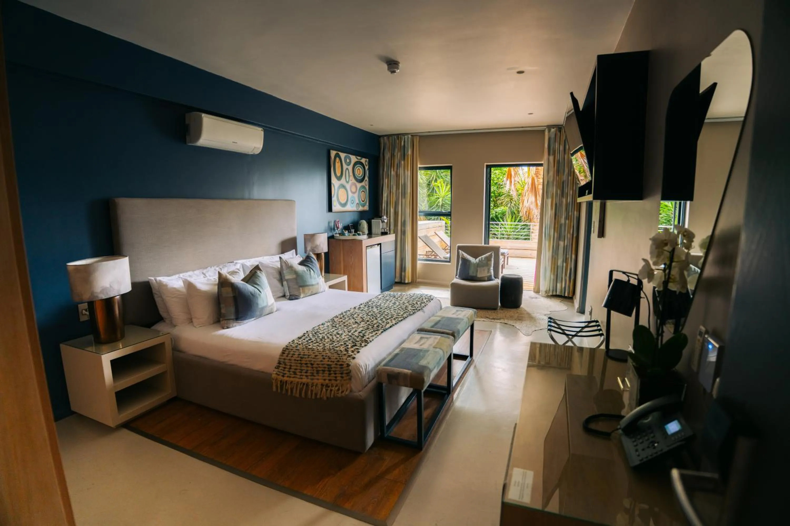 Bed in Sky Villa Boutique Hotel