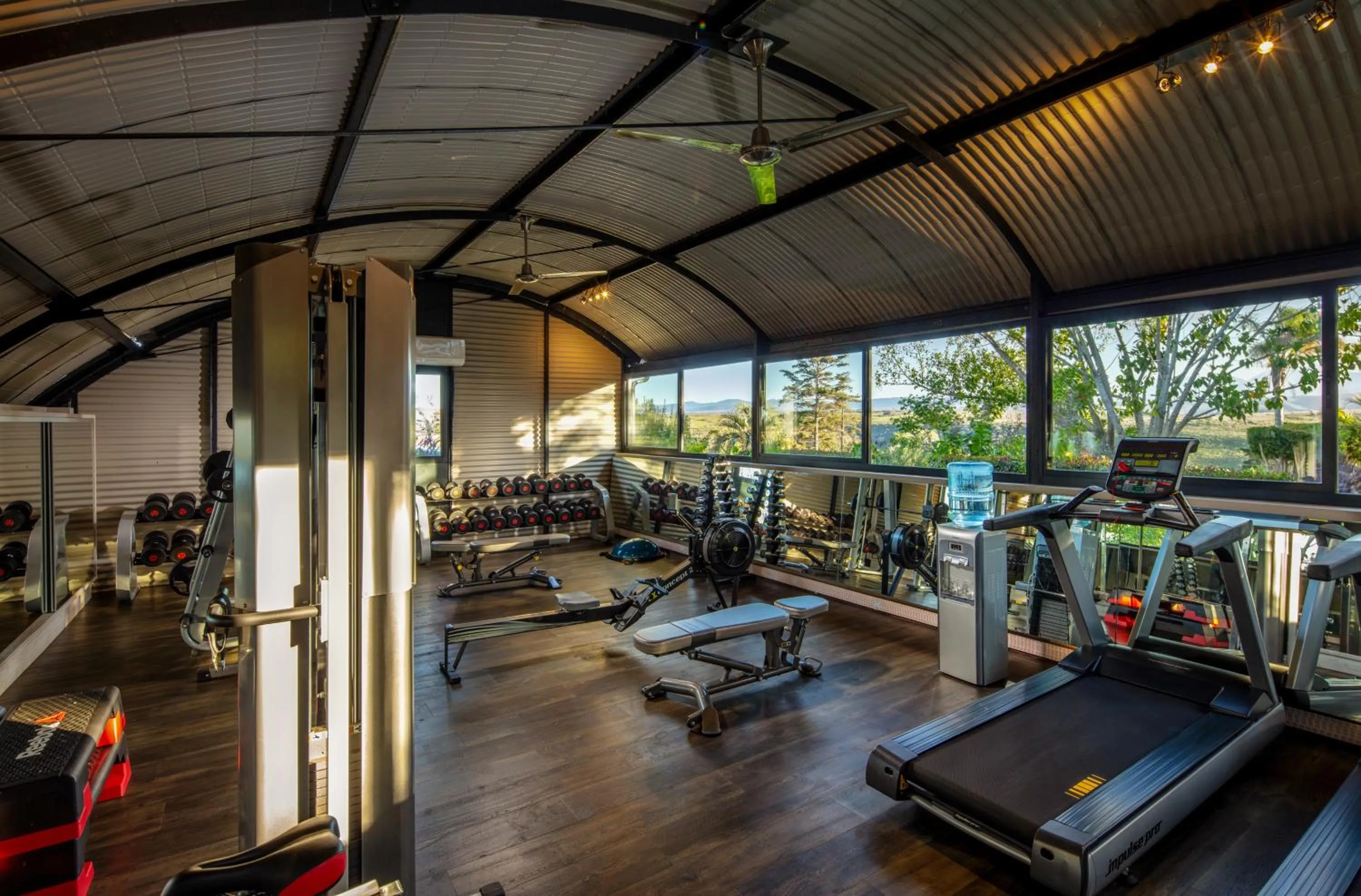 Fitness centre/facilities in Sky Villa Boutique Hotel