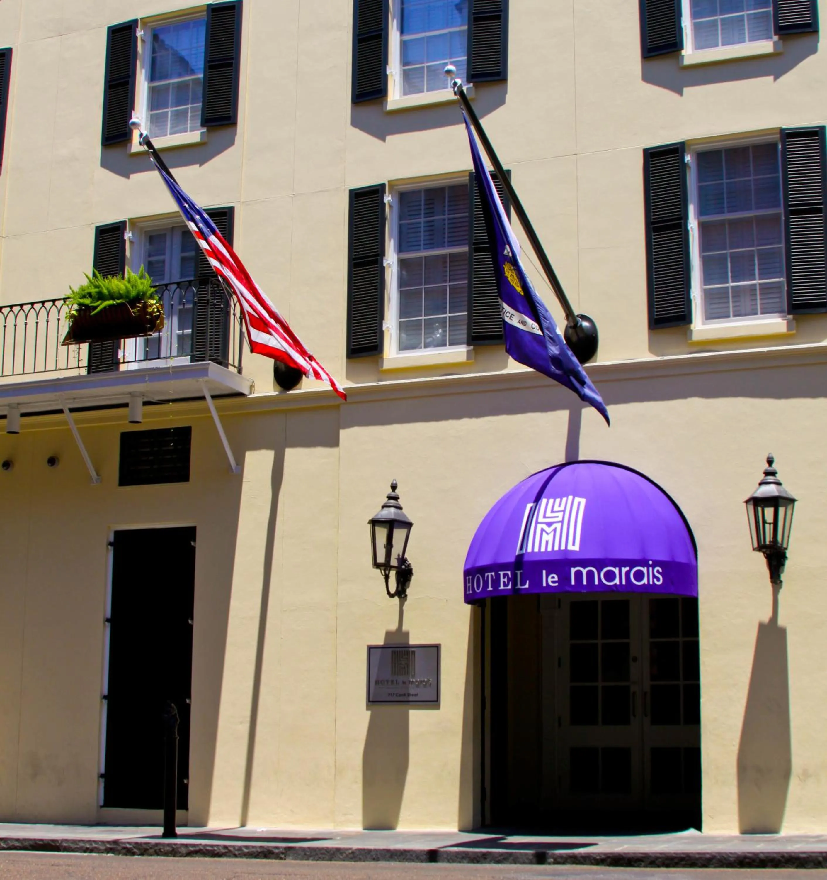 Facade/entrance in Hotel Le Marais