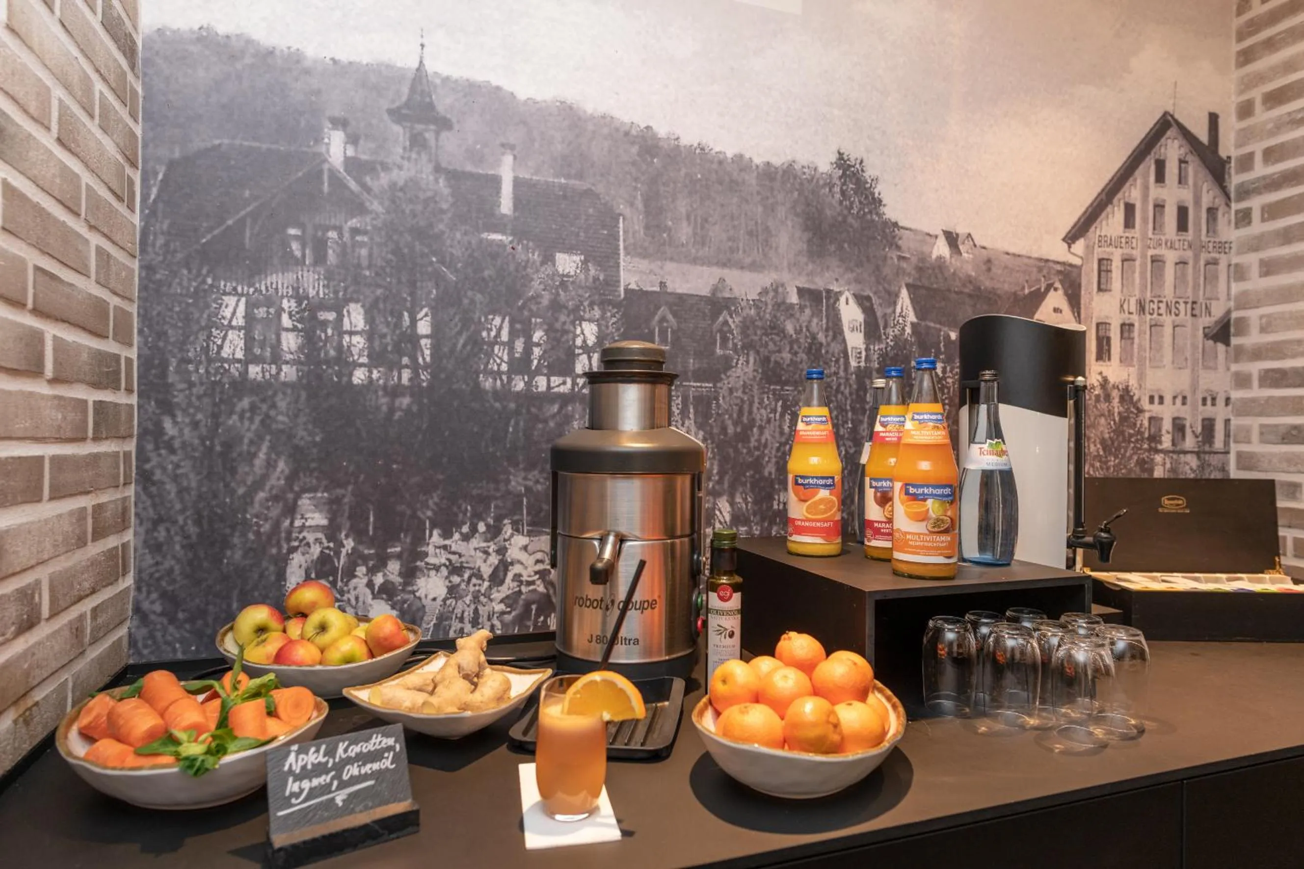 Food and drinks in Klingenstein AKZENT Hotel Wirtshaus Brauerei