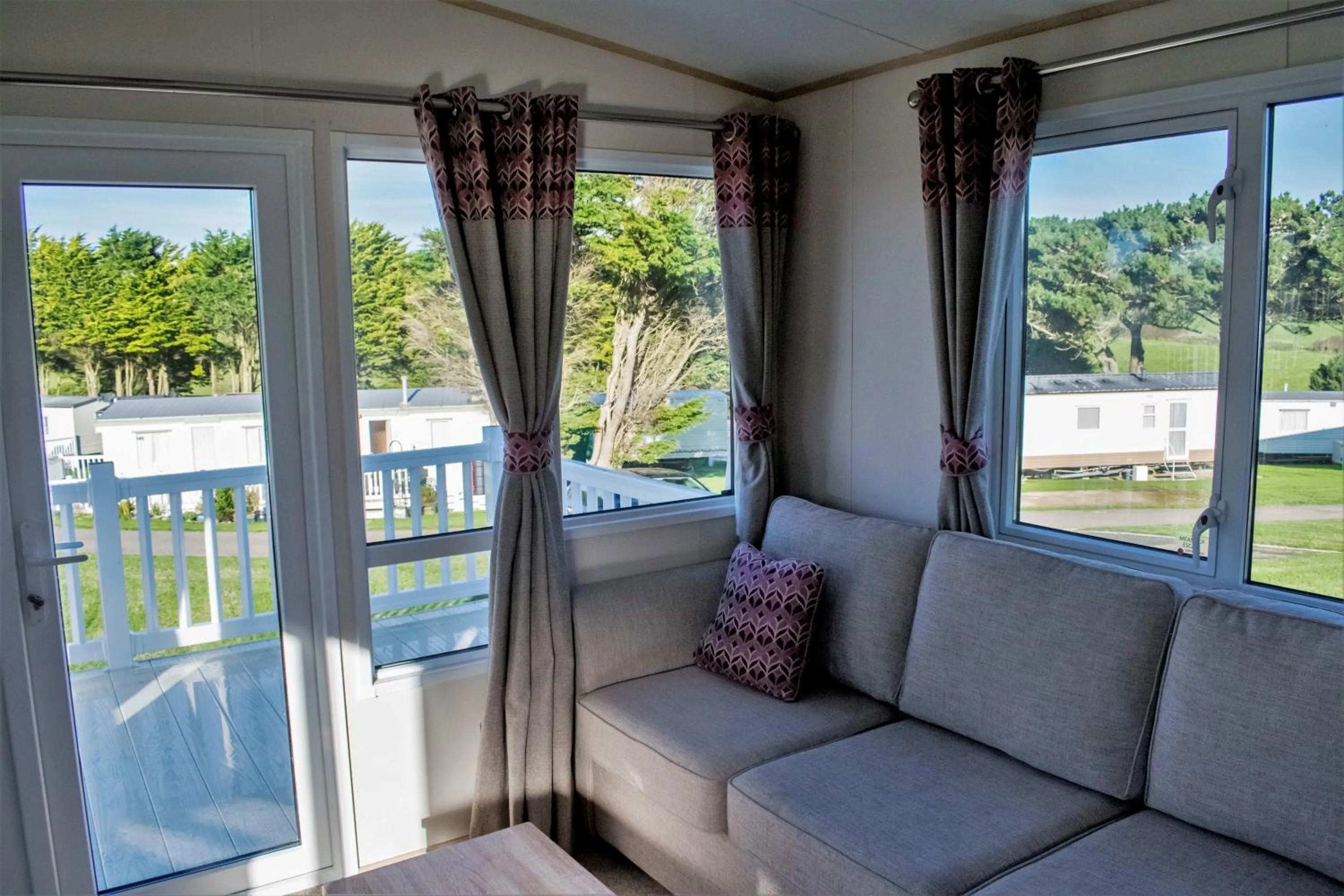 Living room in Newquay Valley View