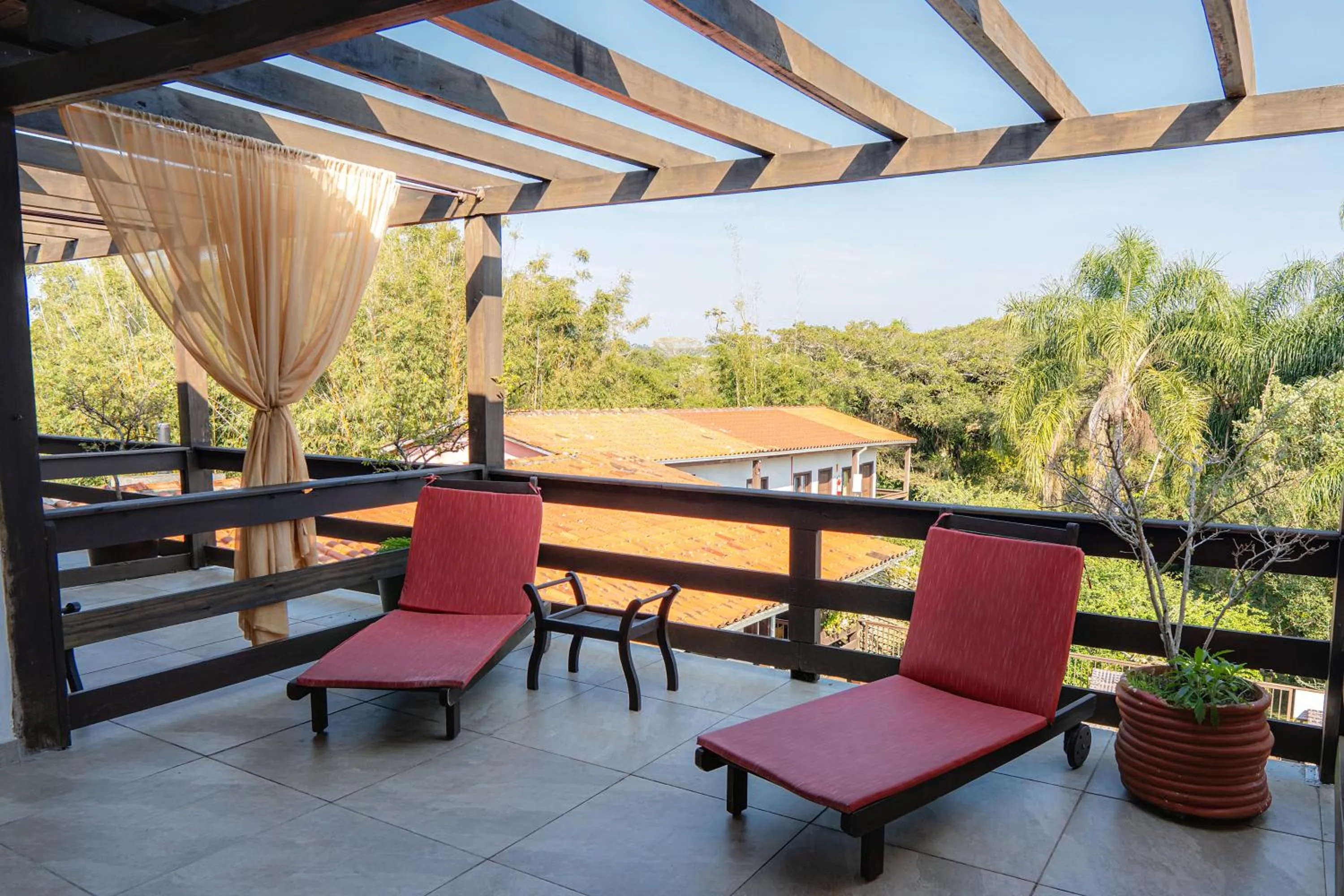Balcony/Terrace in Pousada Porto dos Casais