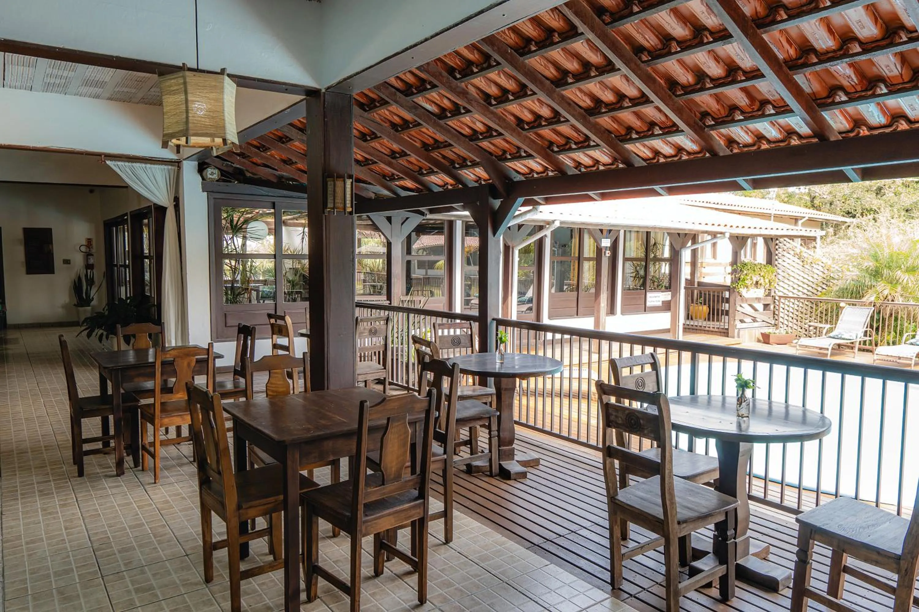 Dining area in Pousada Porto dos Casais
