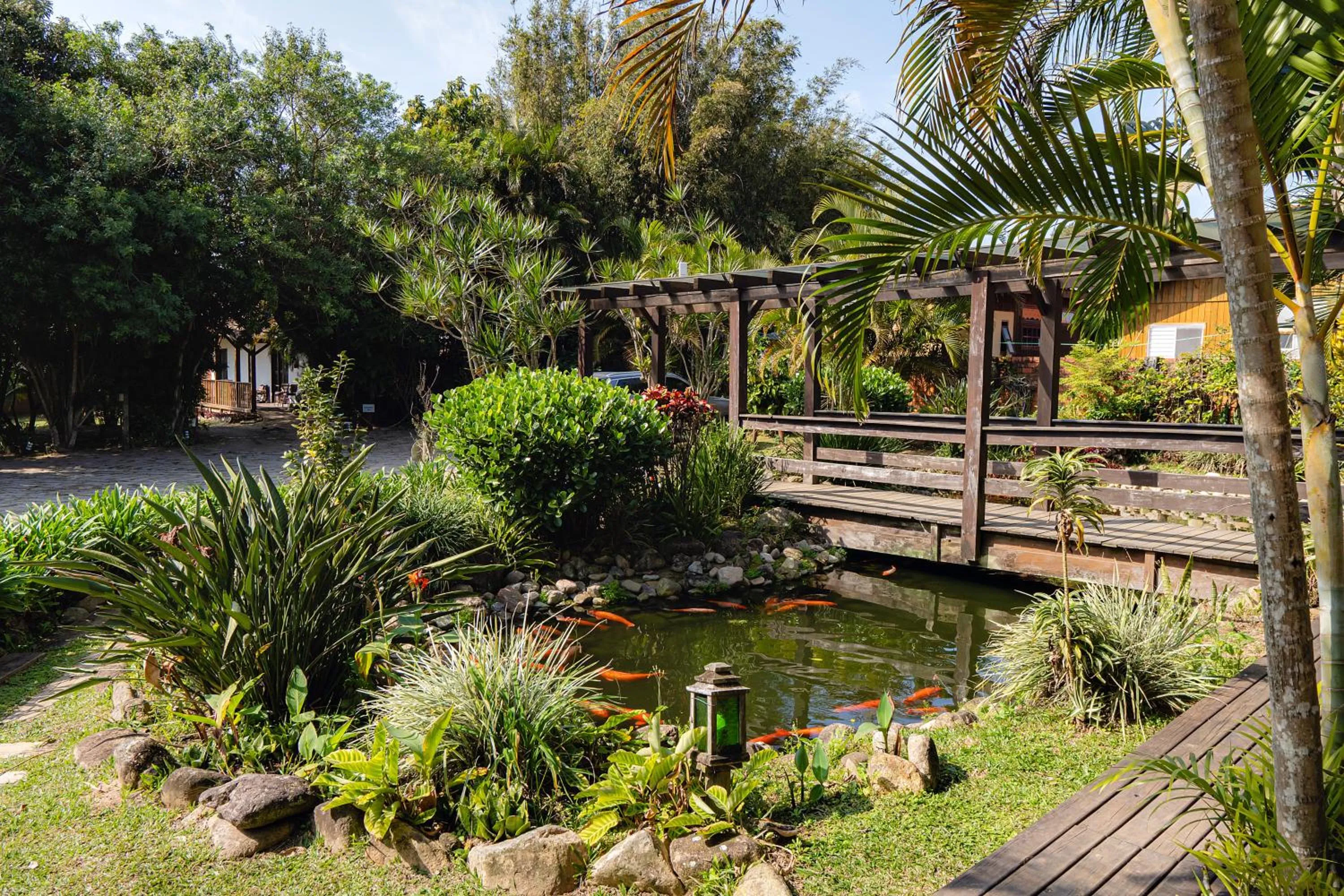 Garden in Pousada Porto dos Casais