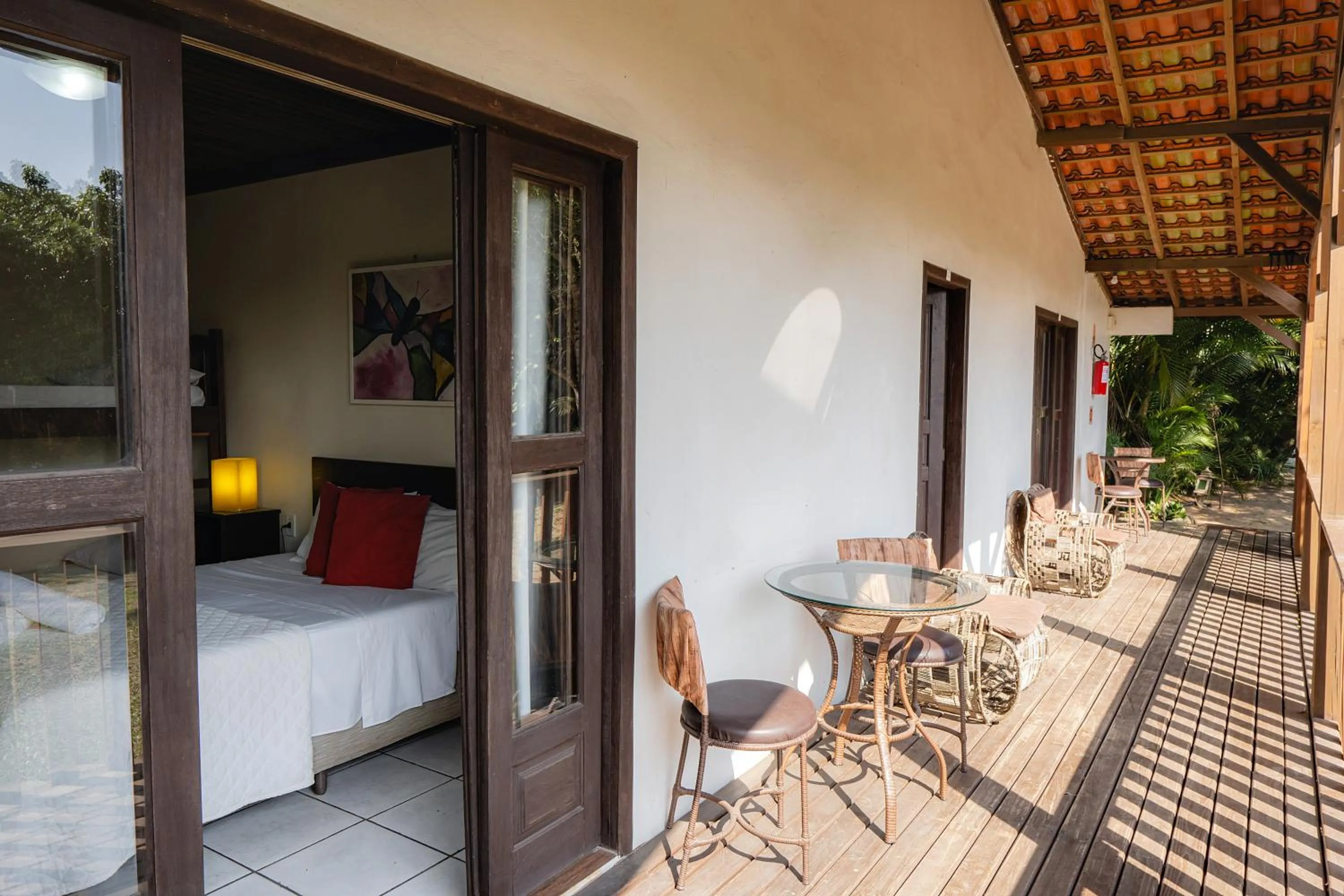 Patio in Pousada Porto dos Casais