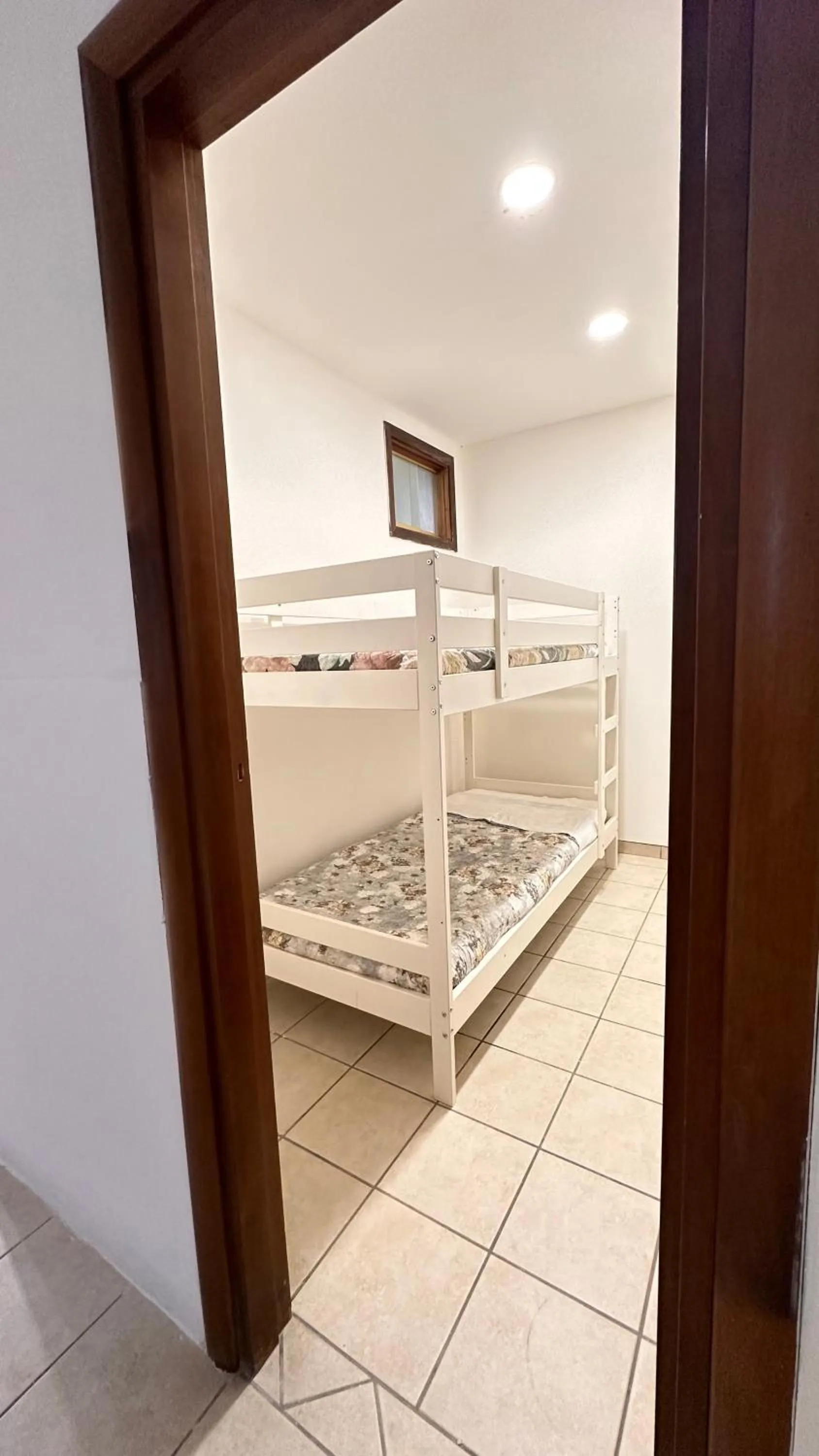 young children, Bed in loft style taverna