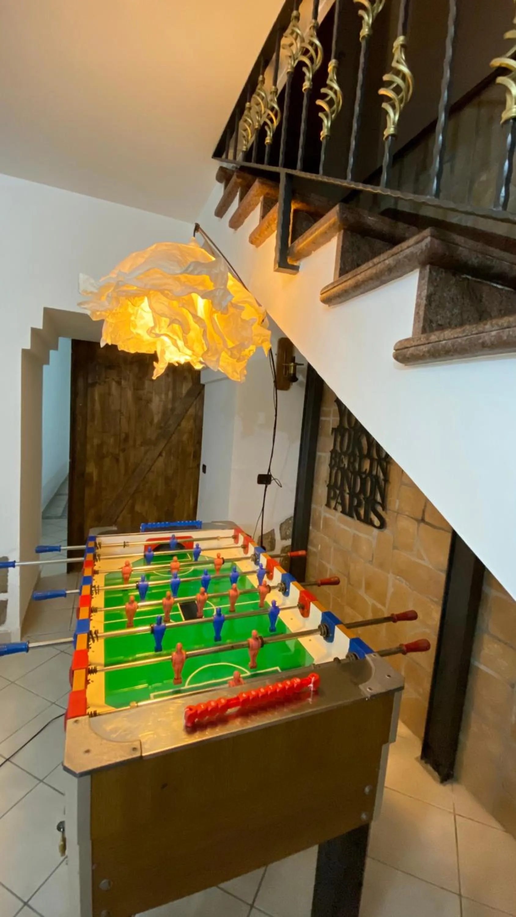 Billiard in loft style taverna