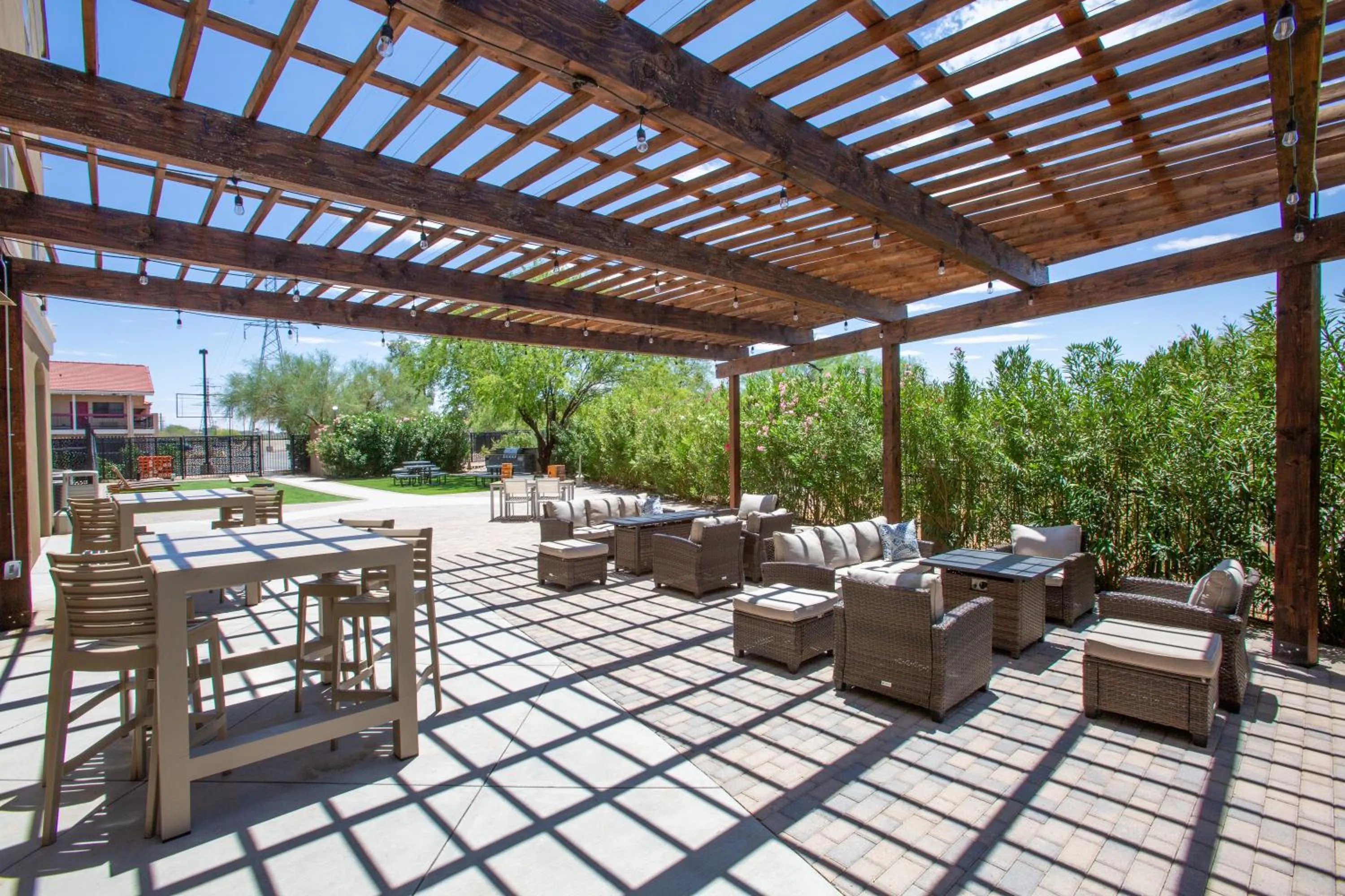 fireplace in Country Inn & Suites by Radisson, Tucson City Center AZ