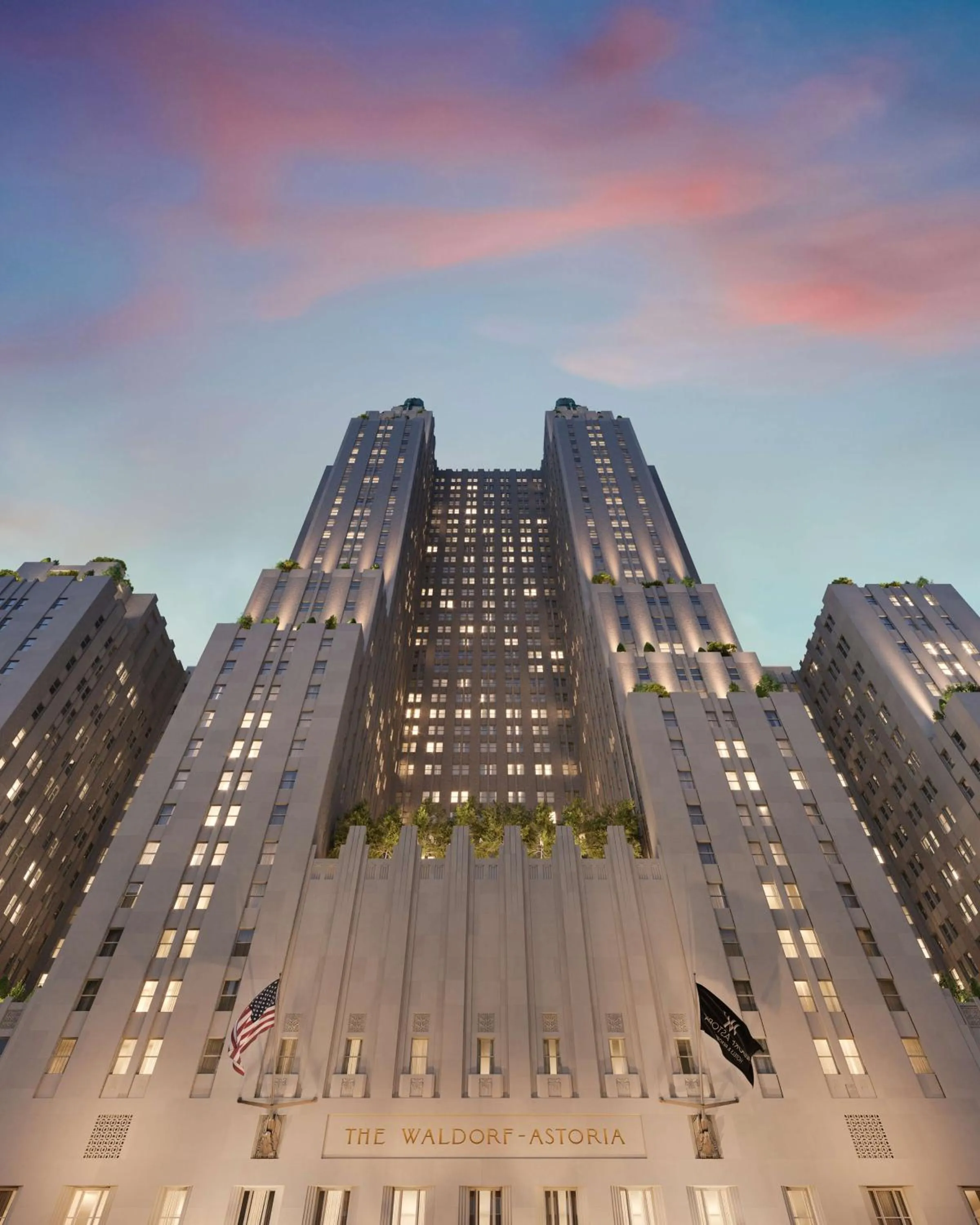 Property building in Waldorf Astoria New York