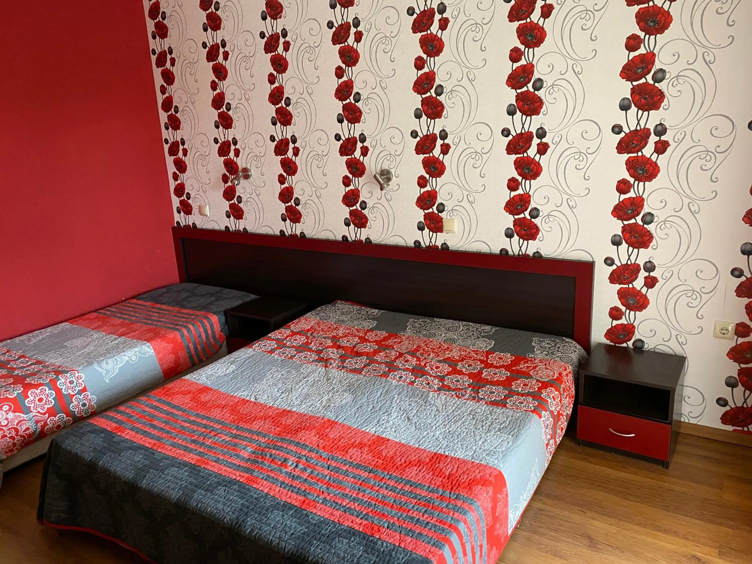 Bedroom, Bed in Hotel Sea Star Приморско