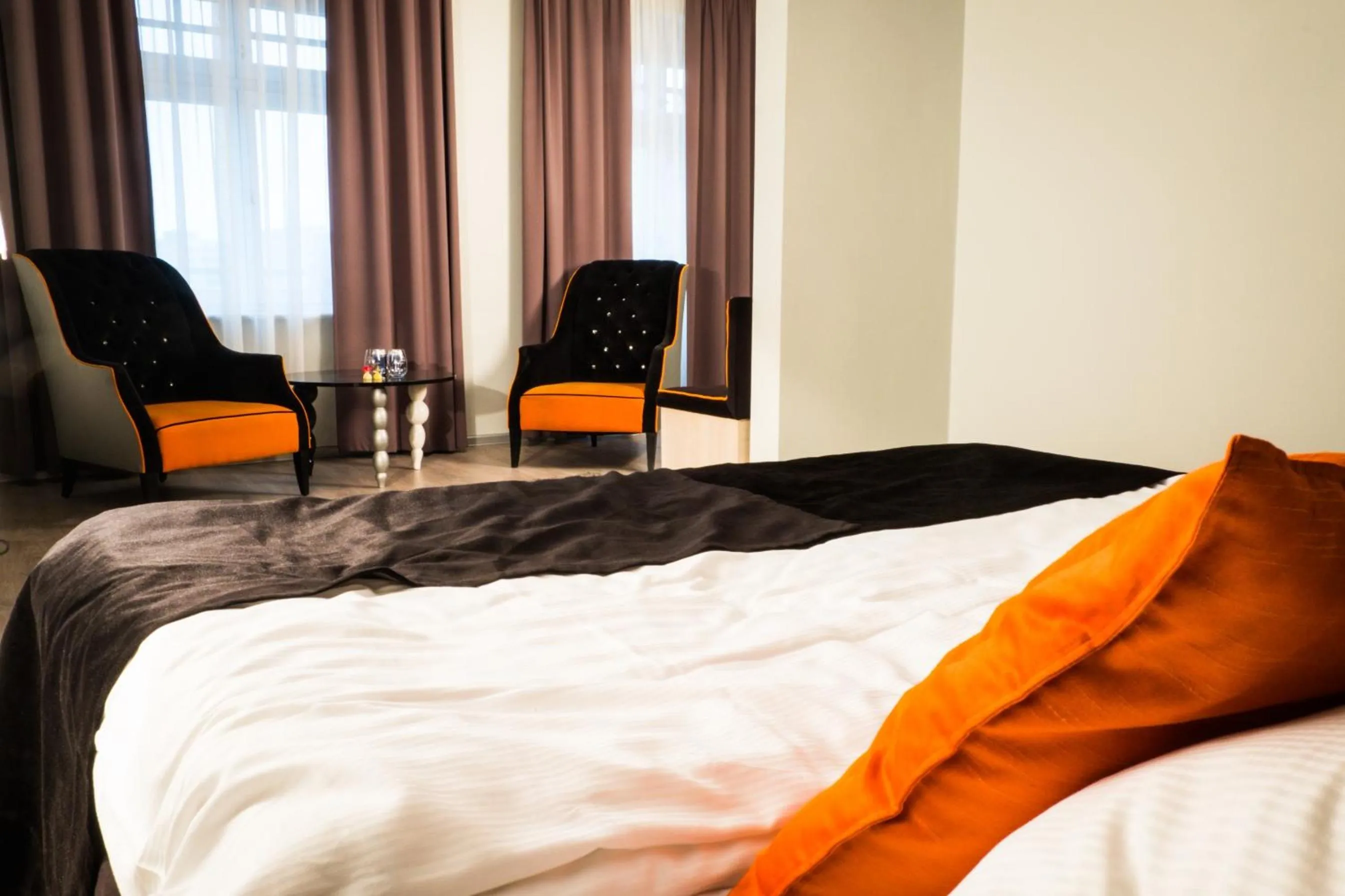 Bed in City Boutique Hotel