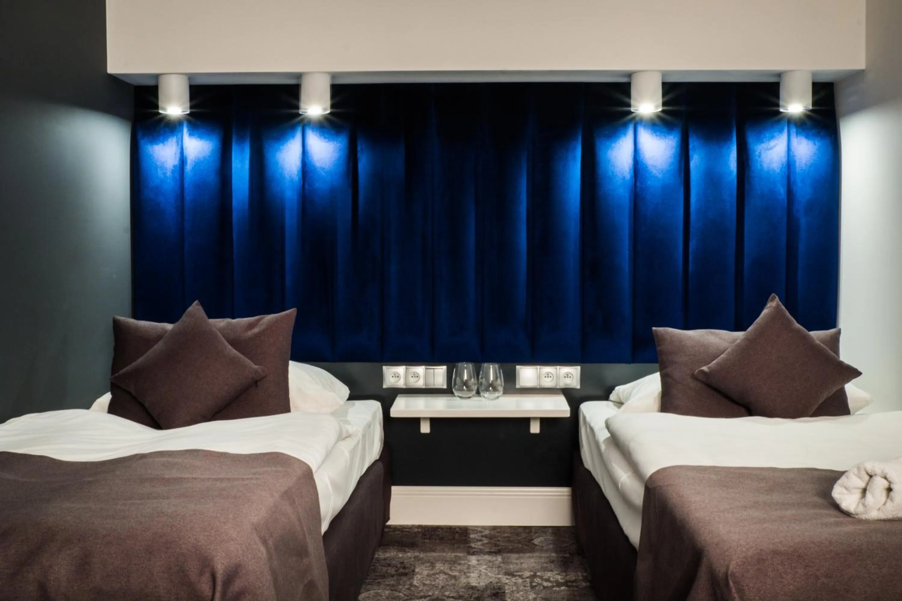 Bed in City Boutique Hotel