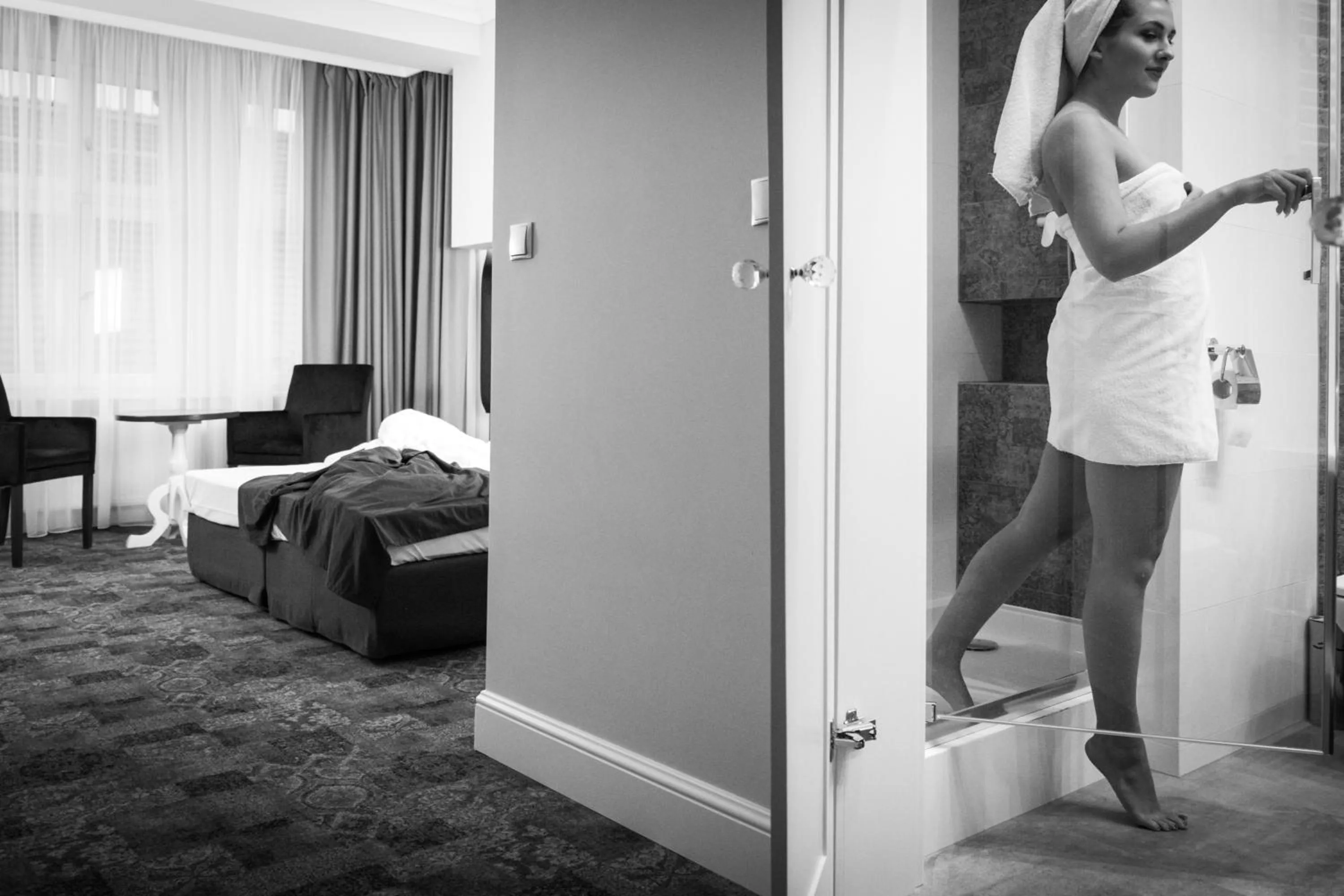 Bed in City Boutique Hotel