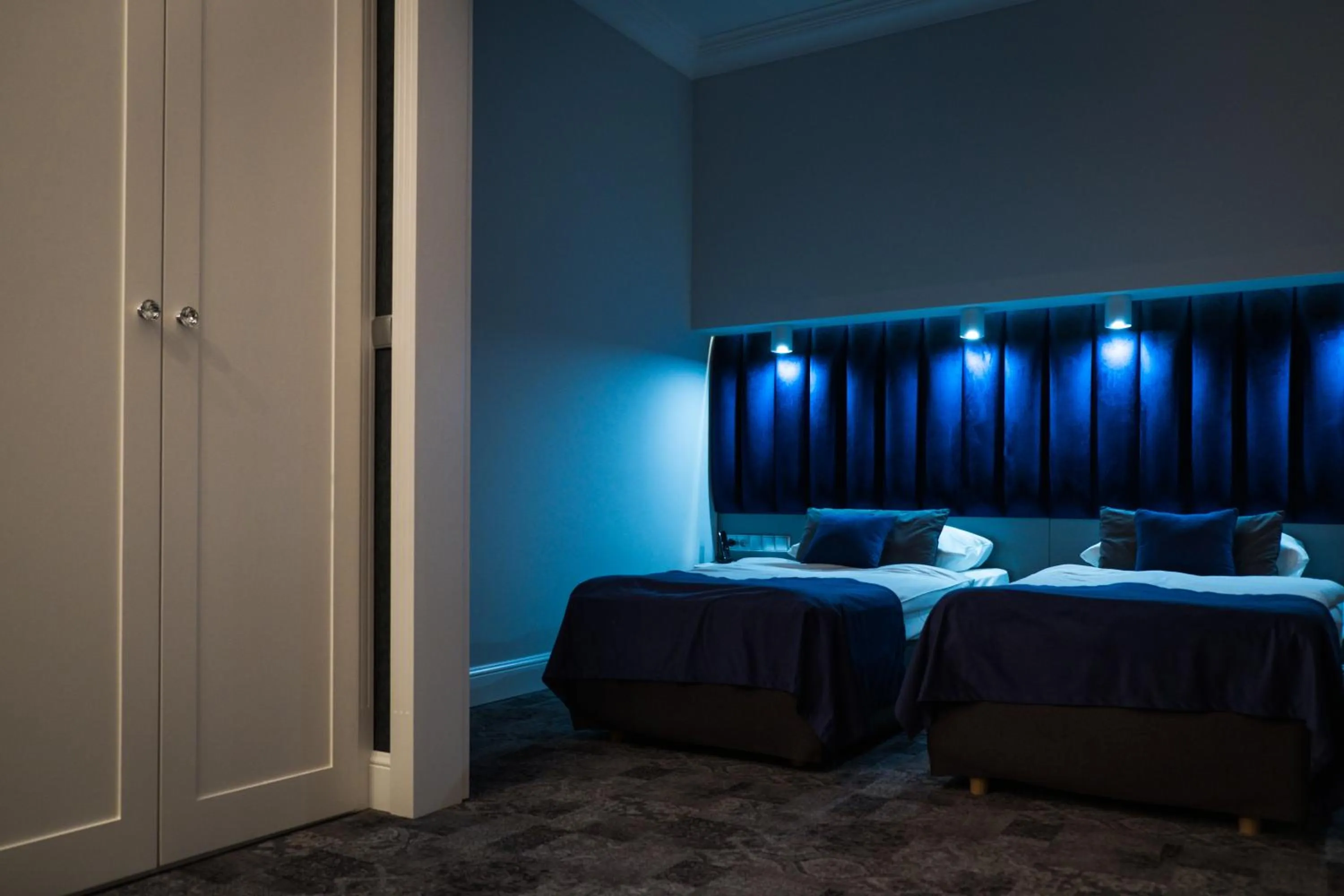 Bed in City Boutique Hotel