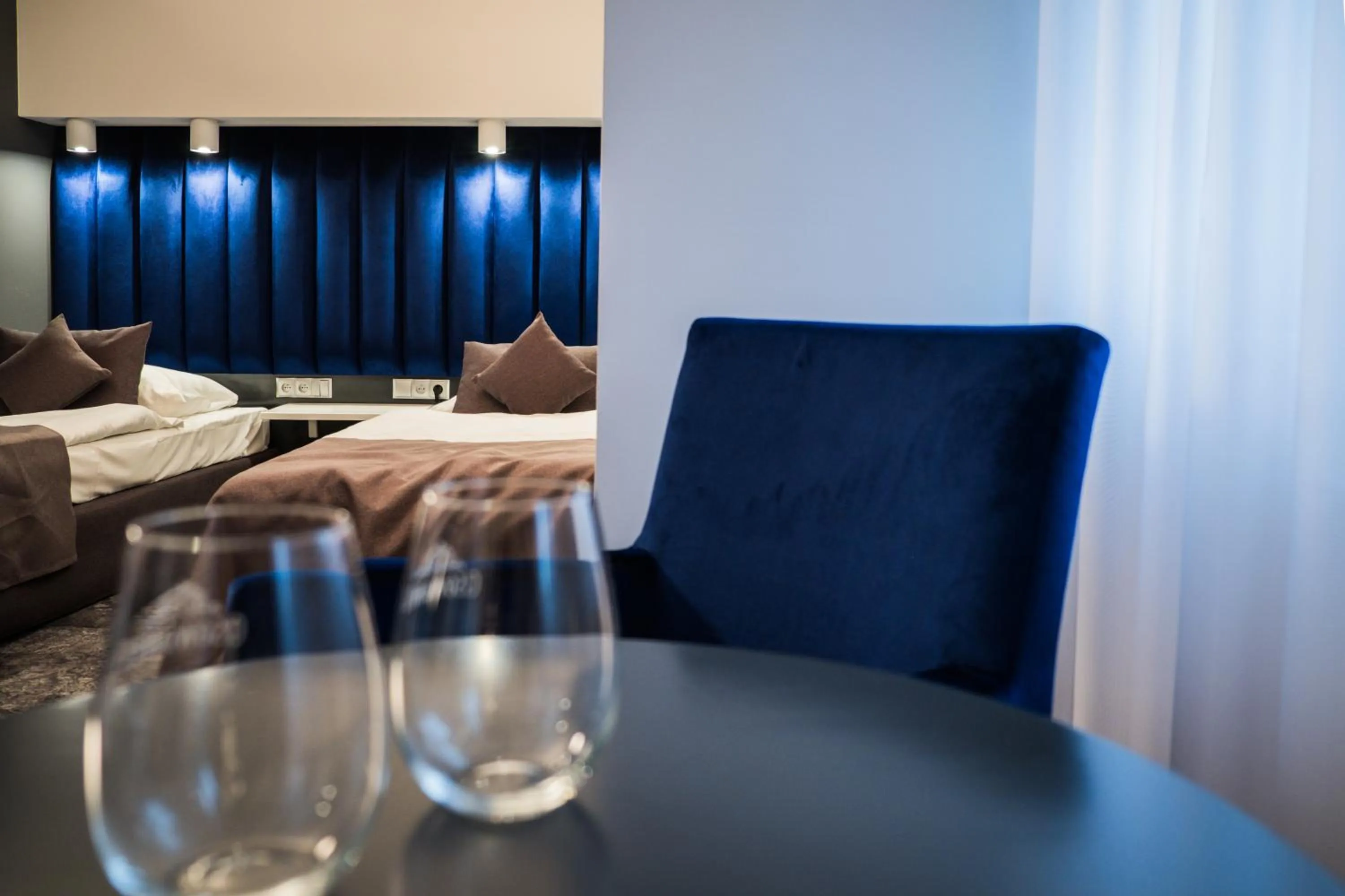 Bed in City Boutique Hotel