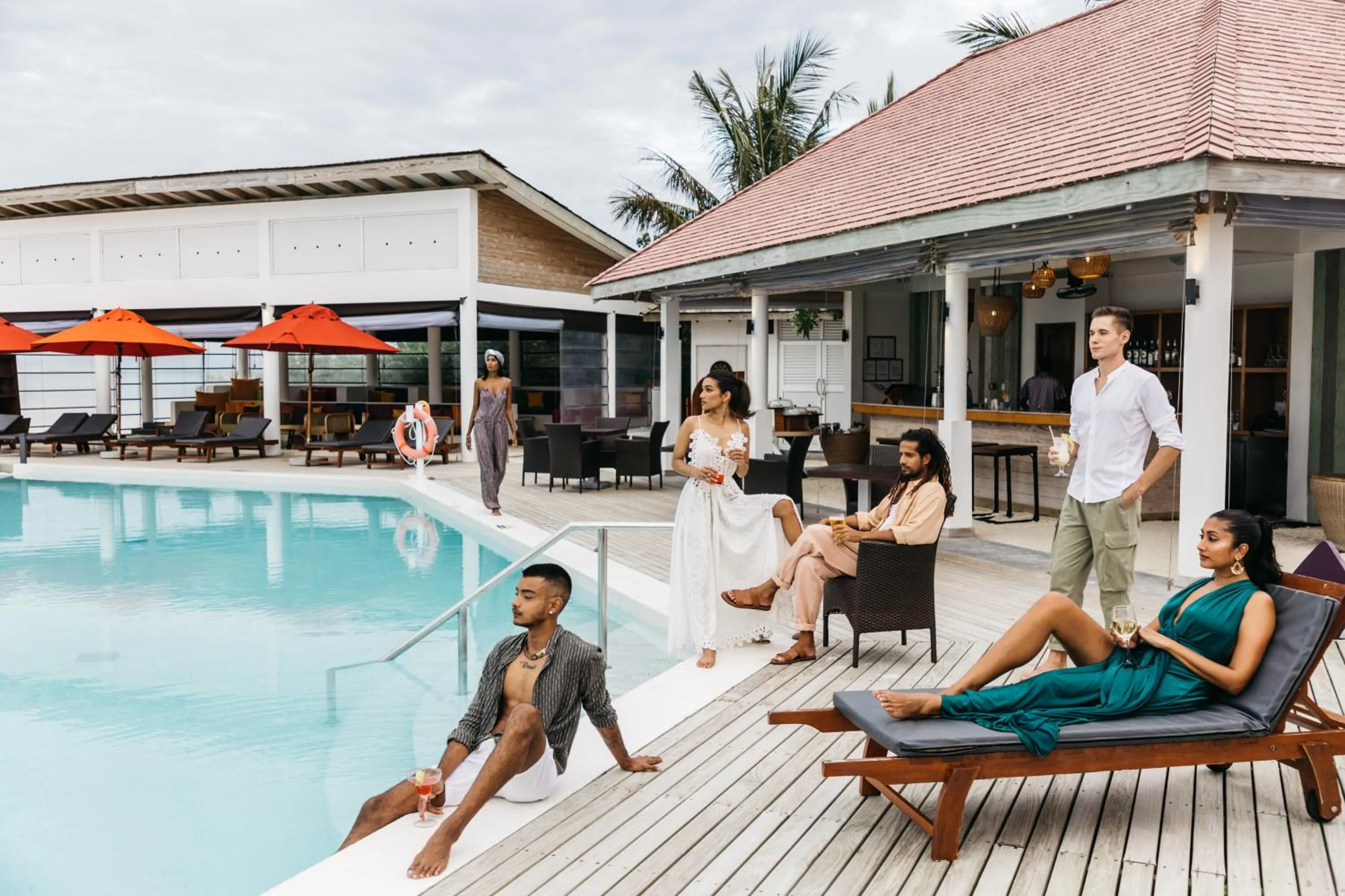 Swimming pool in Cinnamon Hakuraa Huraa Maldives - Adults-Only