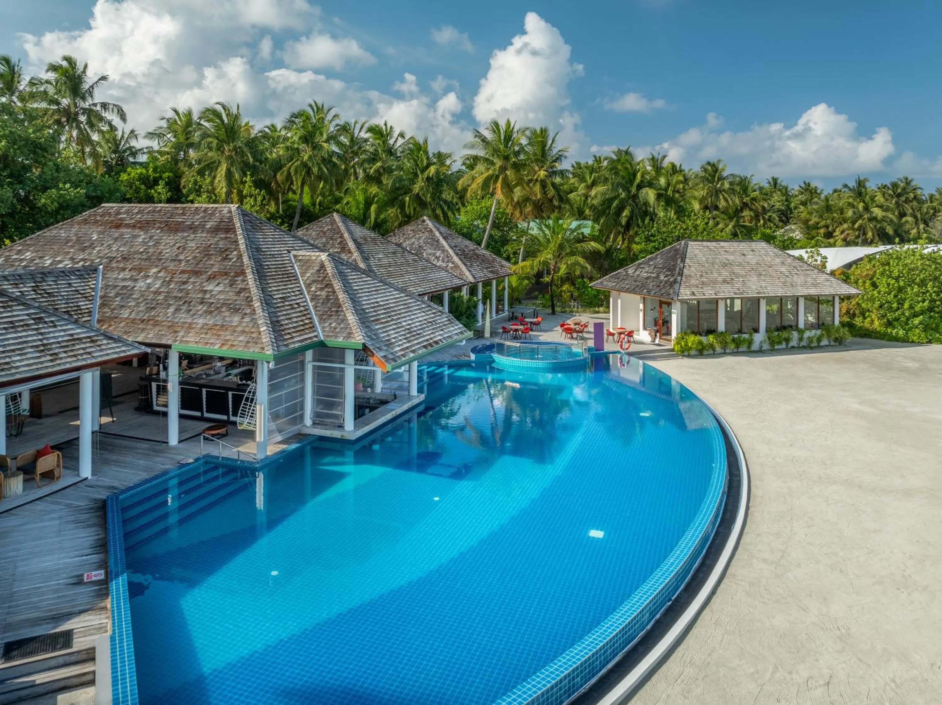 Pool view in Cinnamon Hakuraa Huraa Maldives - Adults-Only