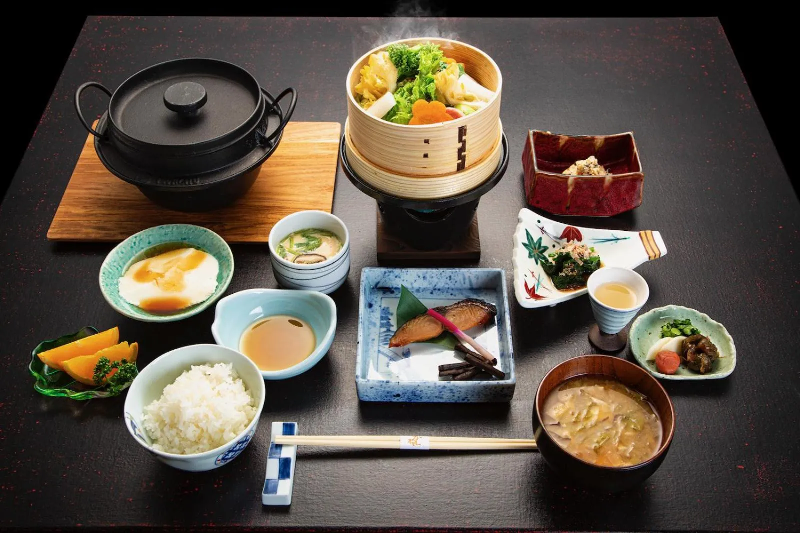 Breakfast in Shima Onsen Kashiwaya Ryokan