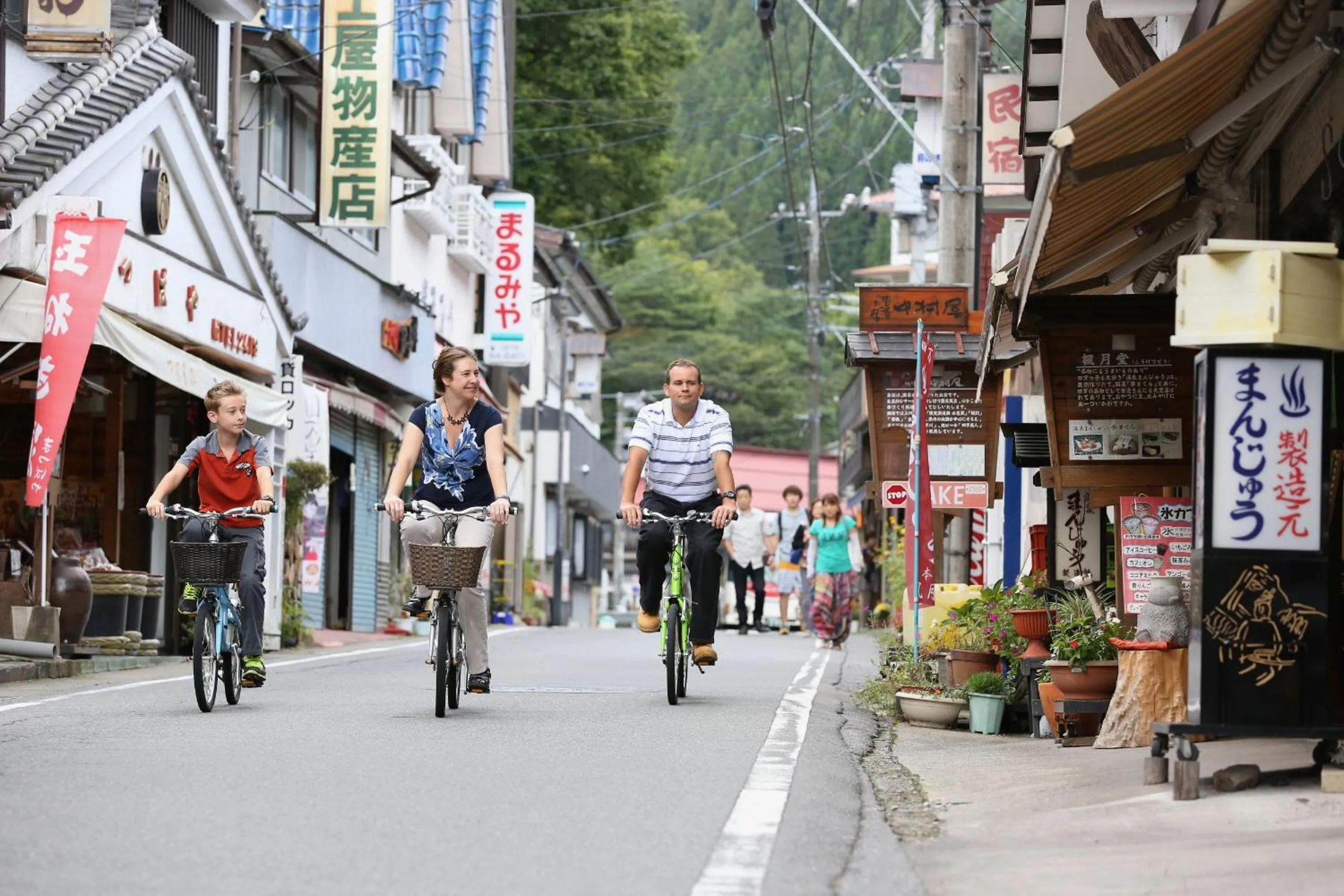 Cycling in Shima Onsen Kashiwaya Ryokan